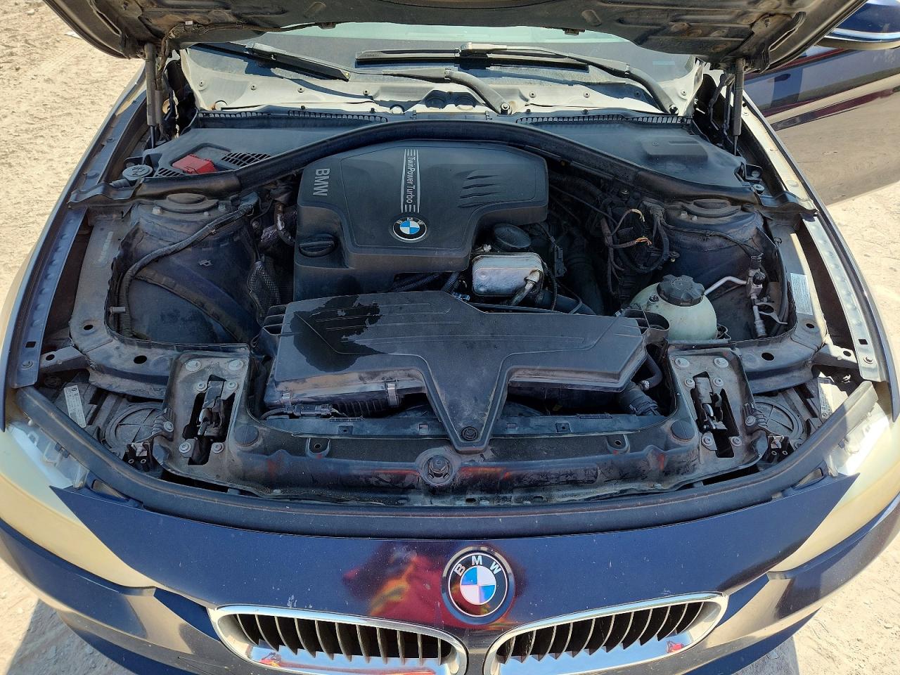 2013 Bmw 328 I Sulev Blue vin: WBA3C1C52DF436737