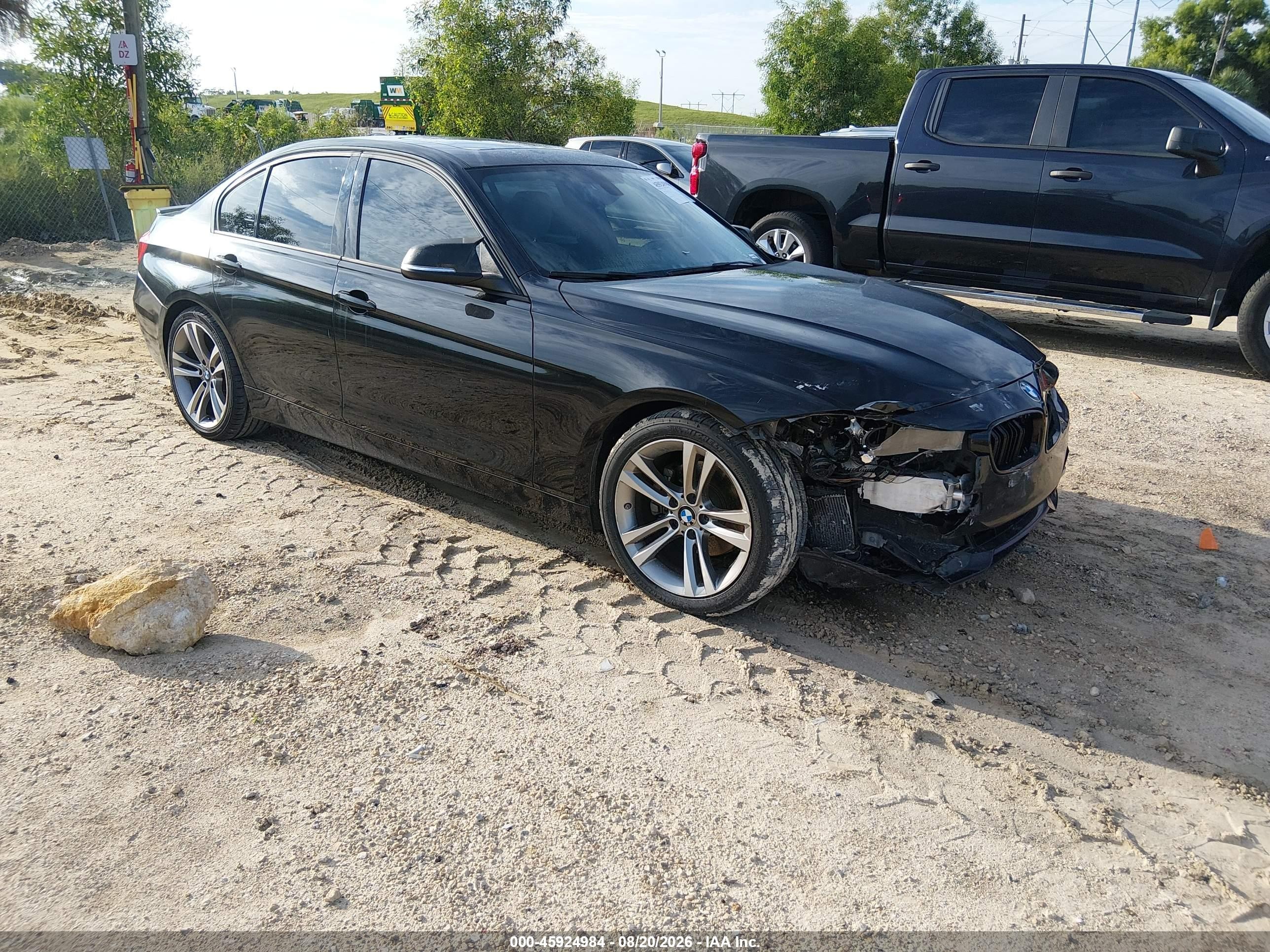 2013 Bmw 328i   Black vin: WBA3C1C52DF438424