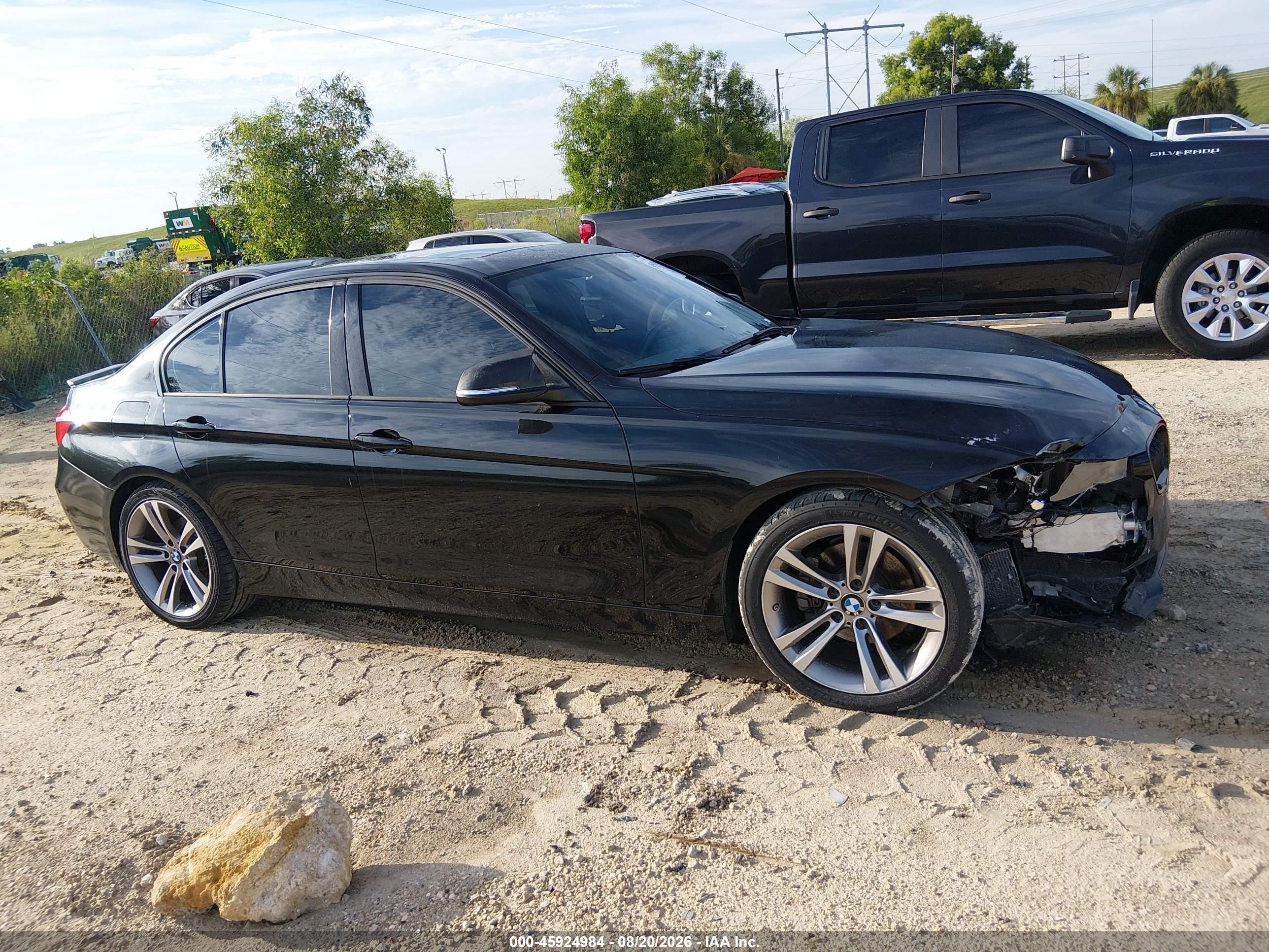 2013 Bmw 328i   Black vin: WBA3C1C52DF438424