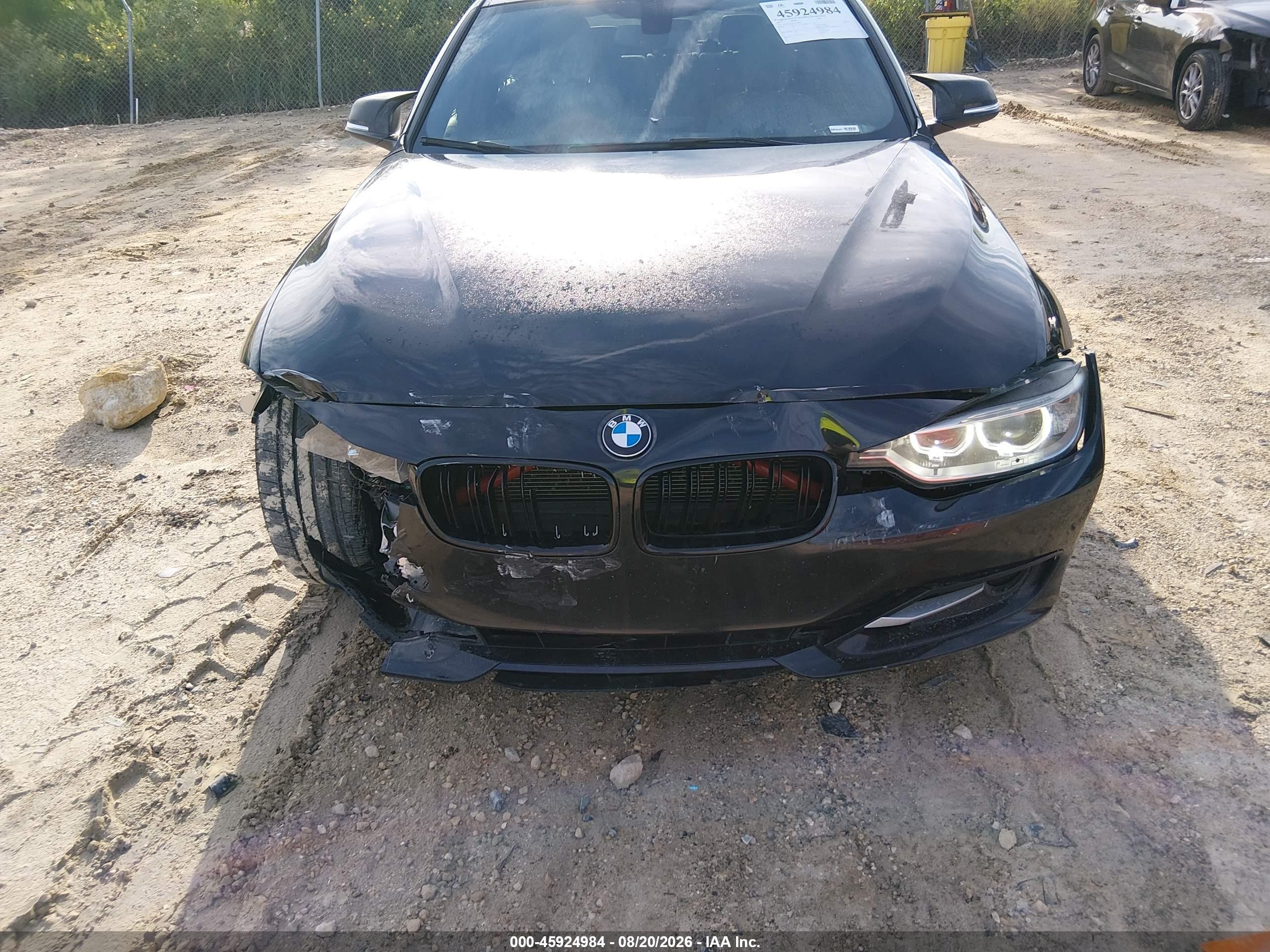 2013 Bmw 328i   Black vin: WBA3C1C52DF438424