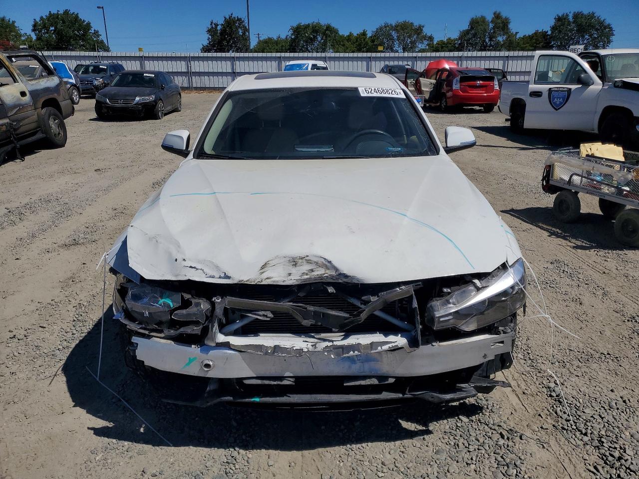 2013 Bmw 328 I Sulev White vin: WBA3C1C52DF441551
