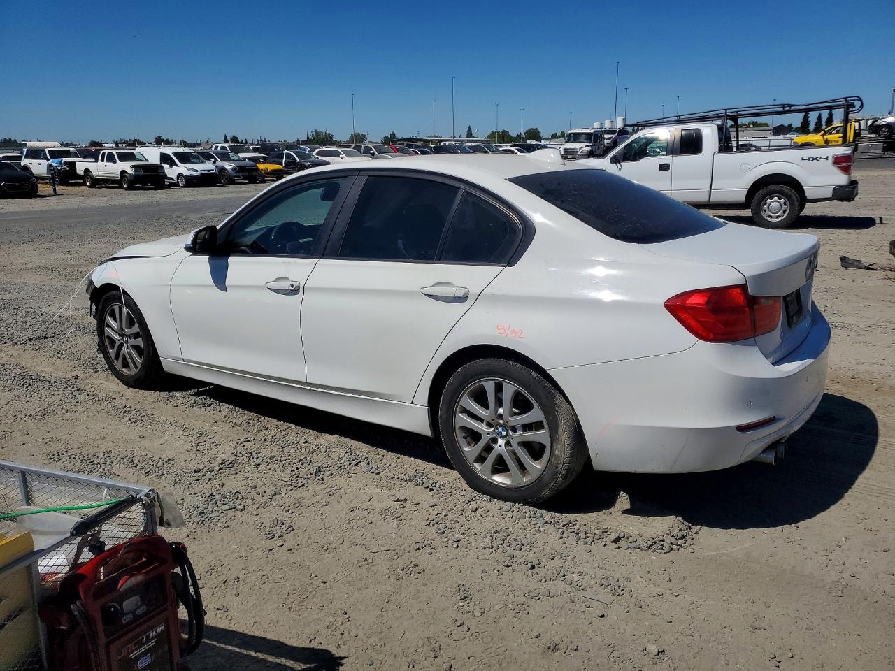 2013 Bmw 328 I Sulev White vin: WBA3C1C52DF441551