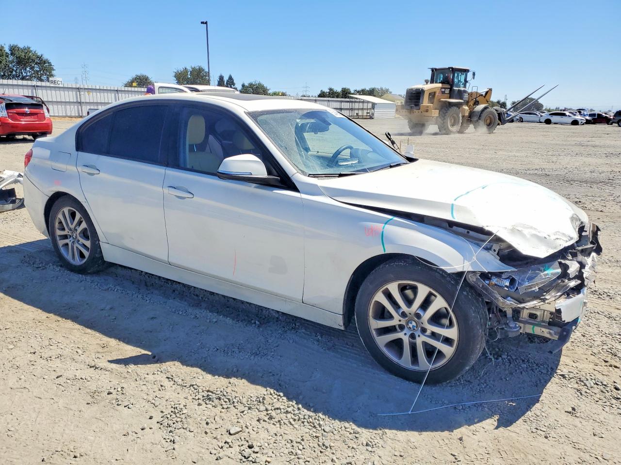 2013 Bmw 328 I Sulev White vin: WBA3C1C52DF441551