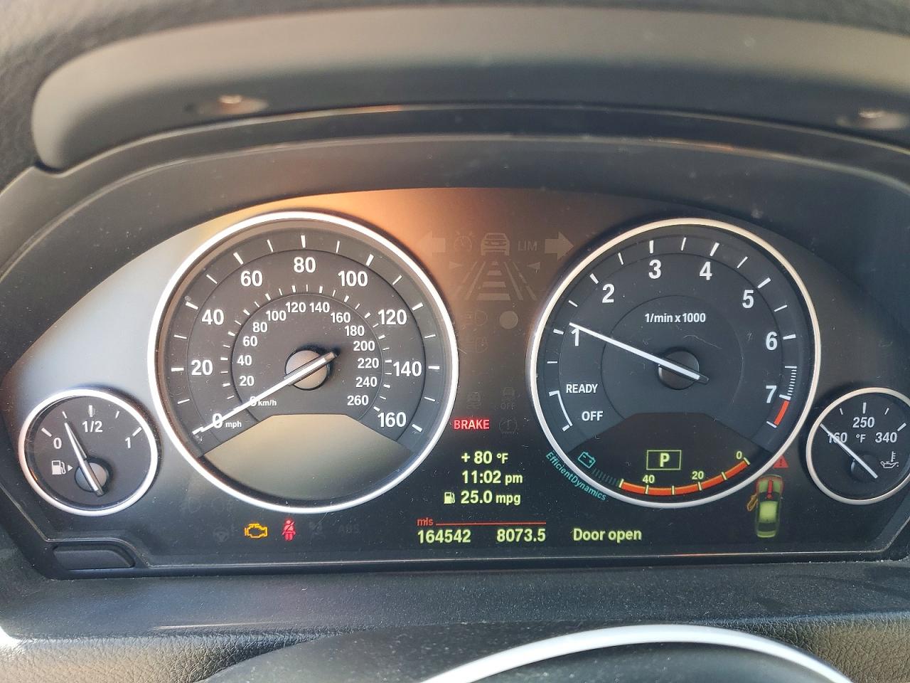 2013 Bmw 328 I Sulev White vin: WBA3C1C52DF441551