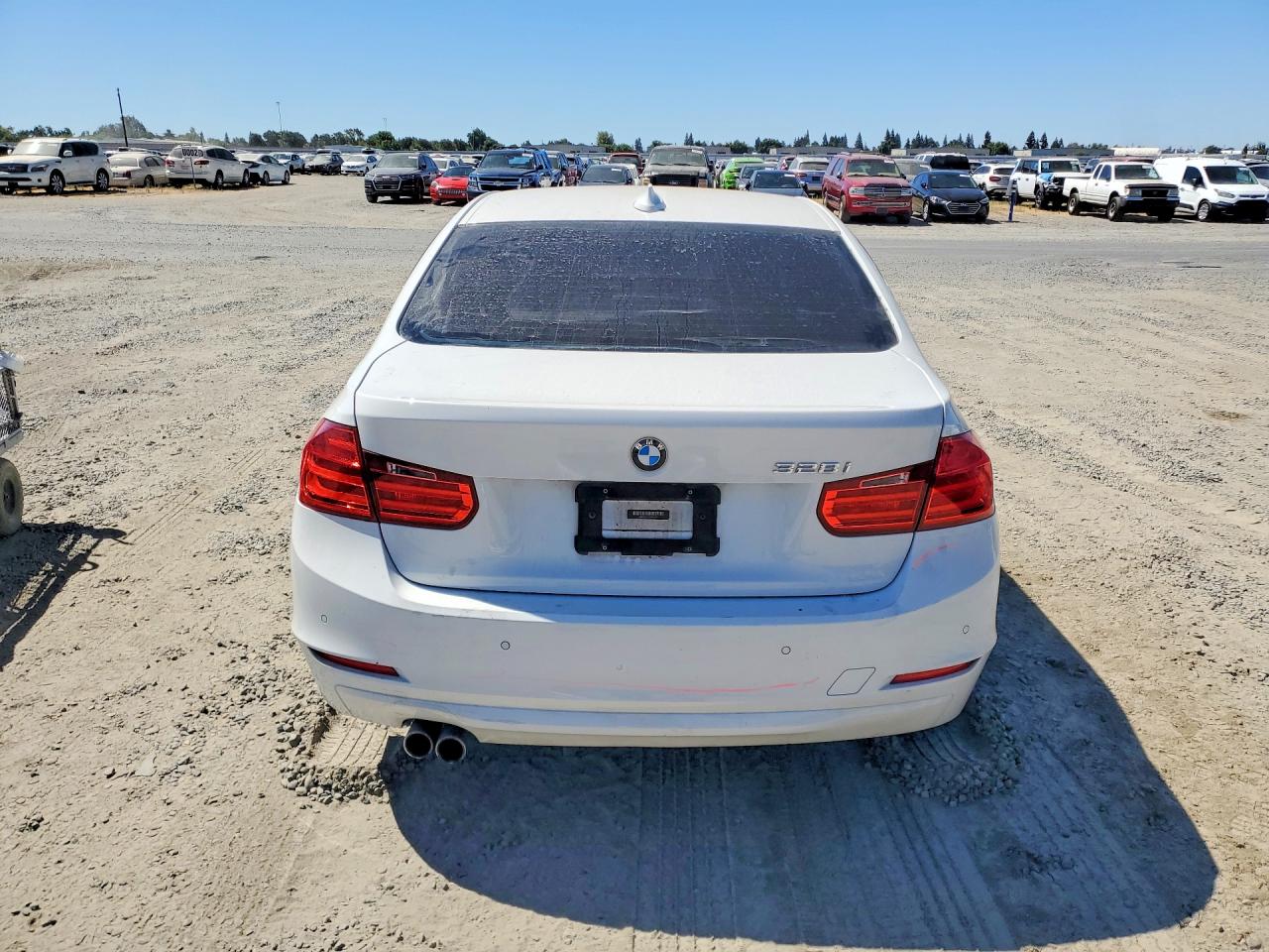 2013 Bmw 328 I Sulev White vin: WBA3C1C52DF441551