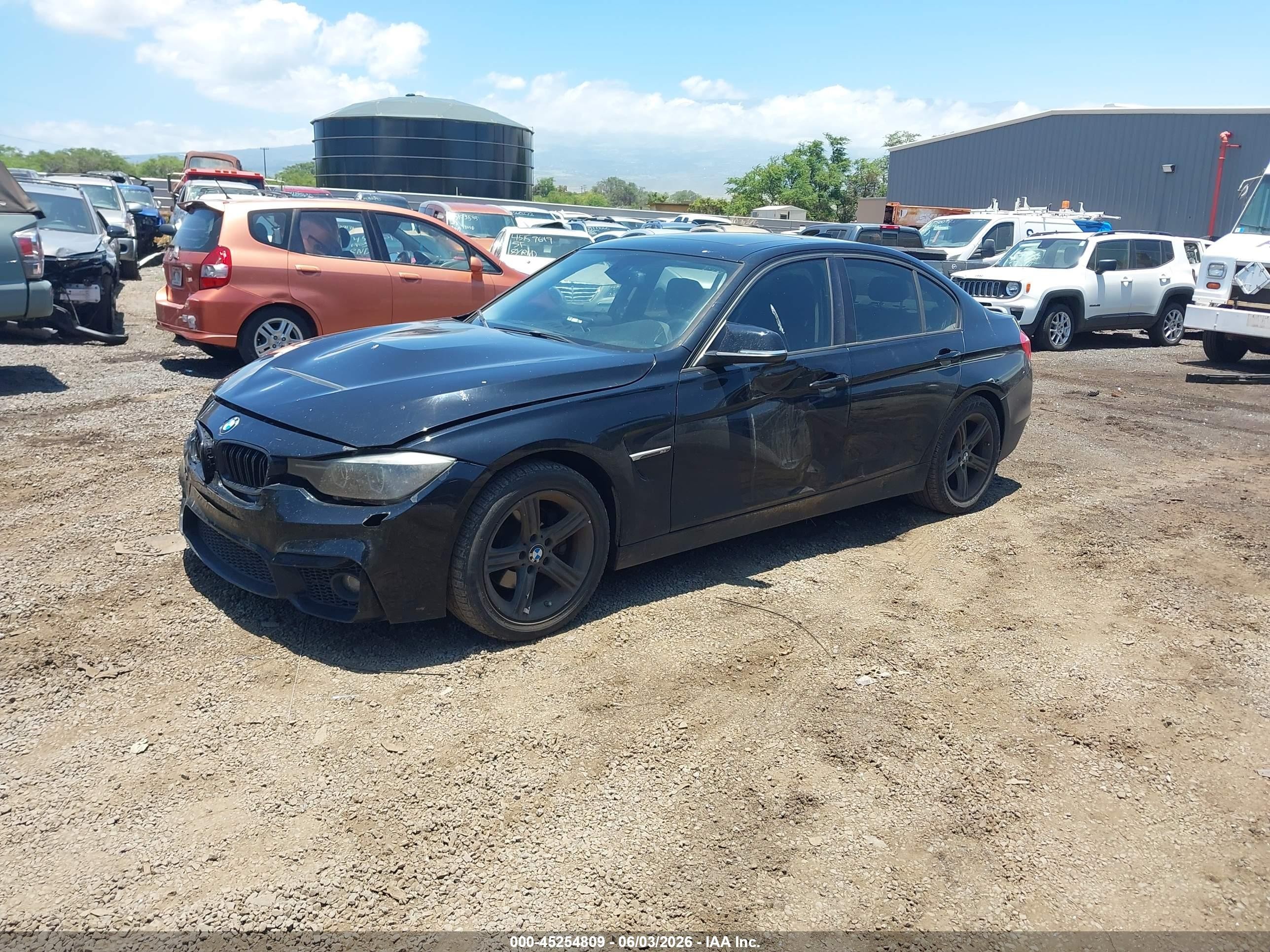 2014 Bmw 328i   Black vin: WBA3C1C52EK105391
