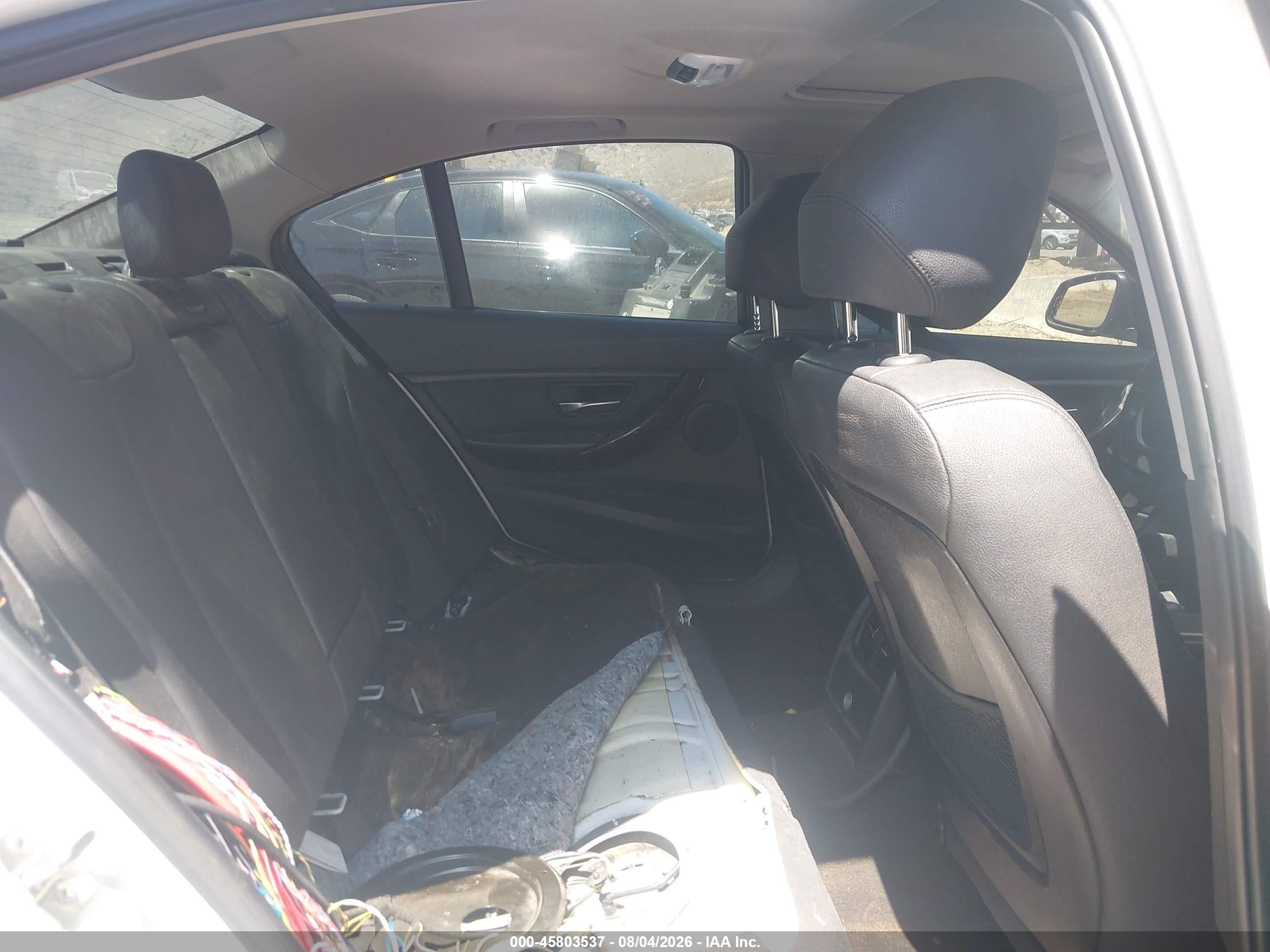 2014 Bmw 328i   White vin: WBA3C1C52EK110753