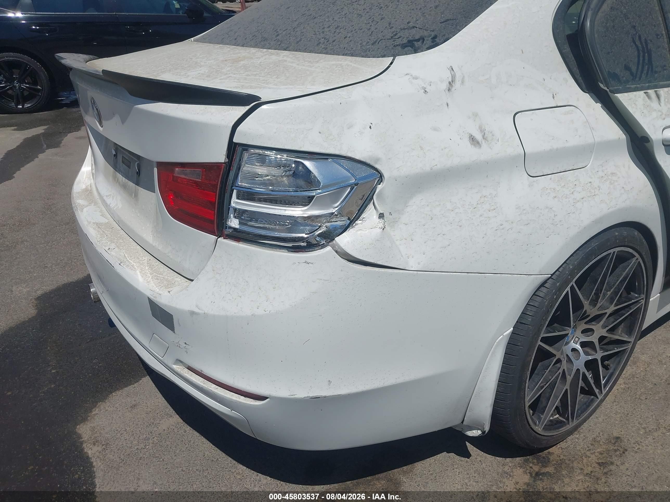 2014 Bmw 328i   White vin: WBA3C1C52EK110753