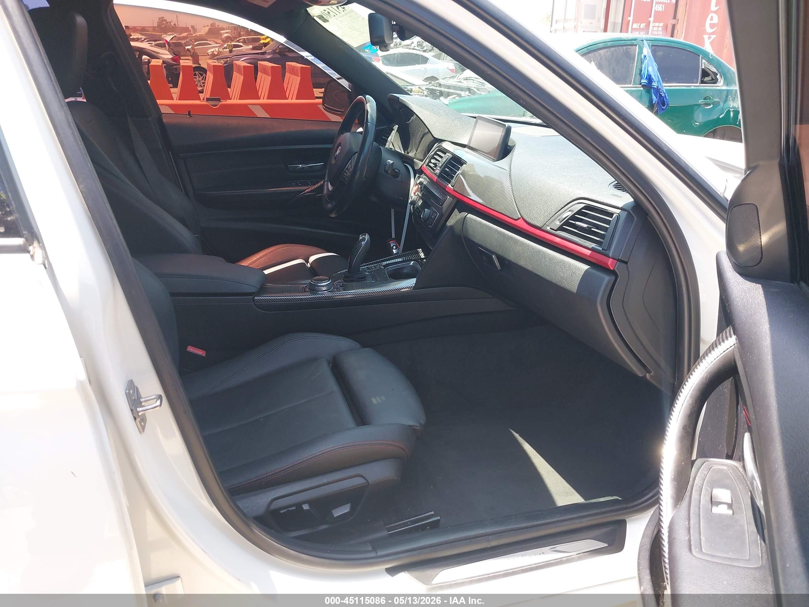 2014 Bmw 328i White vin: WBA3C1C52EK113474