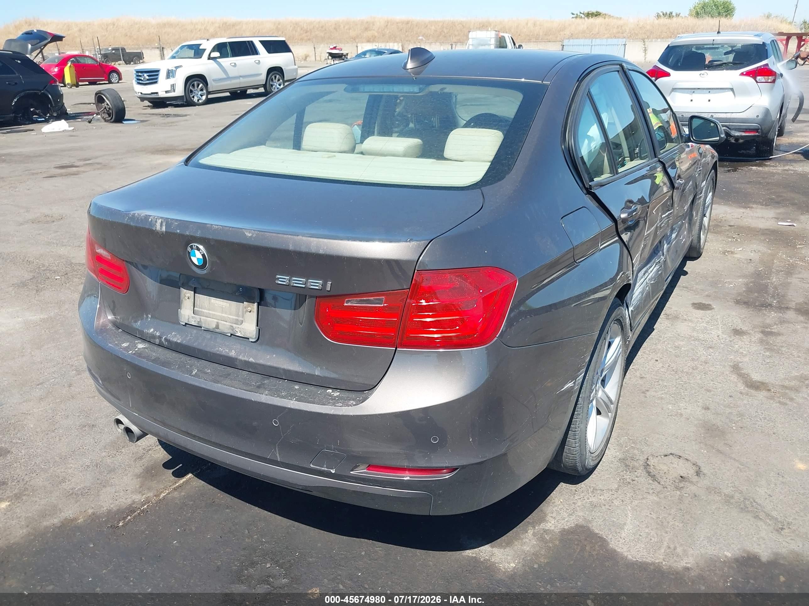 2015 Bmw 328i   Brown vin: WBA3C1C52FK118918