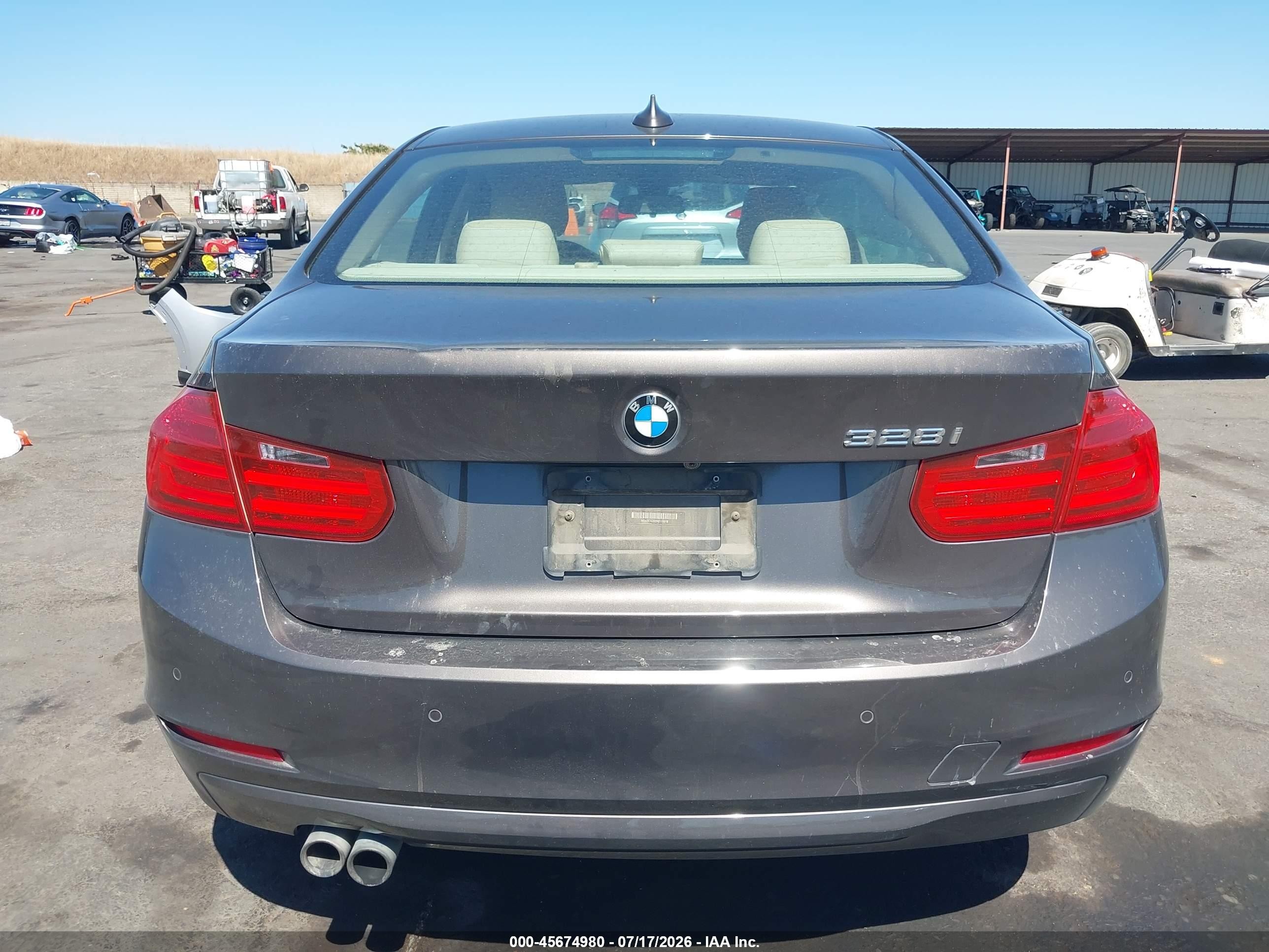 2015 Bmw 328i   Brown vin: WBA3C1C52FK118918