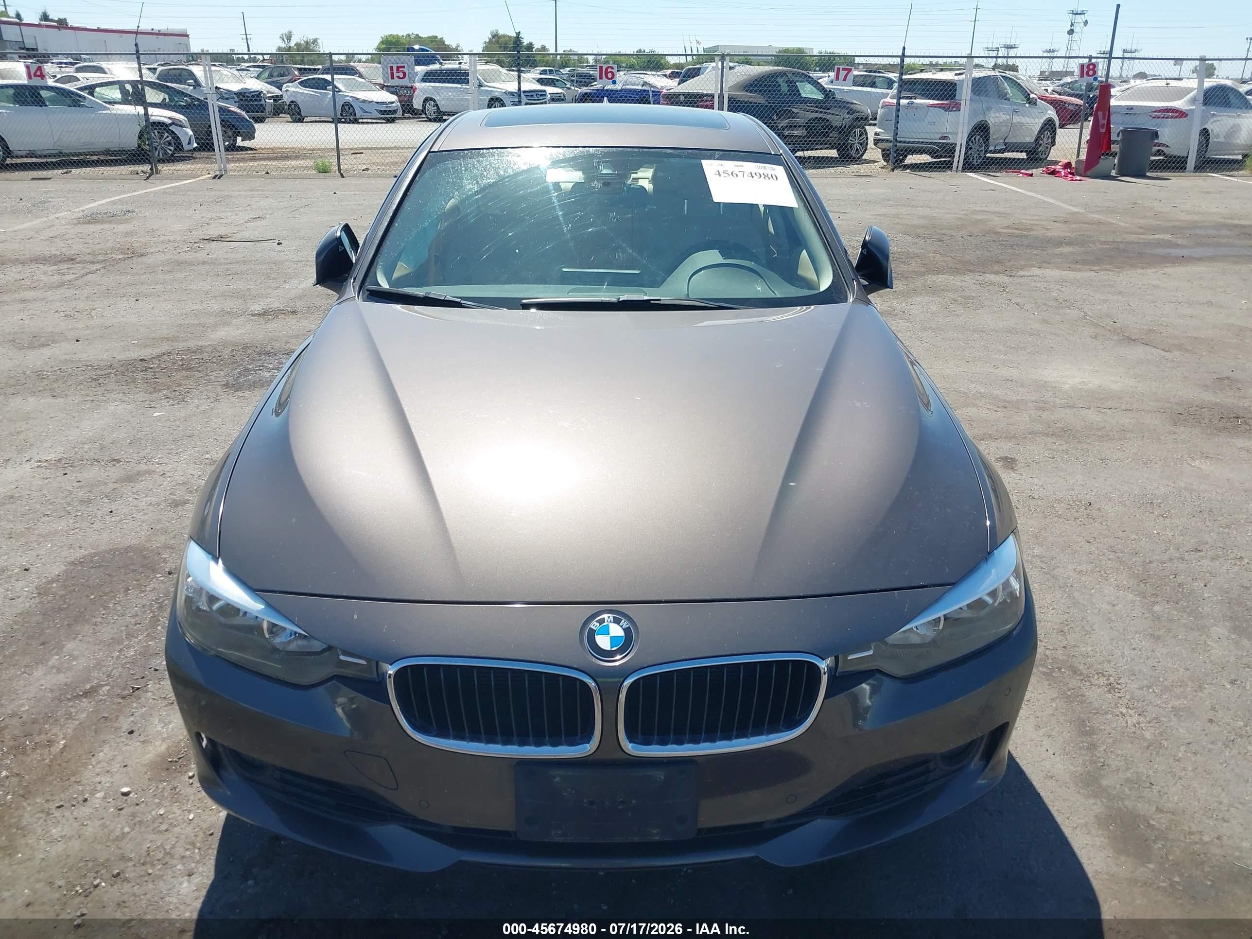 2015 Bmw 328i   Brown vin: WBA3C1C52FK118918