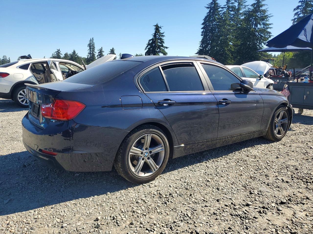 2015 Bmw 328 I Sulev Blue vin: WBA3C1C52FK119258