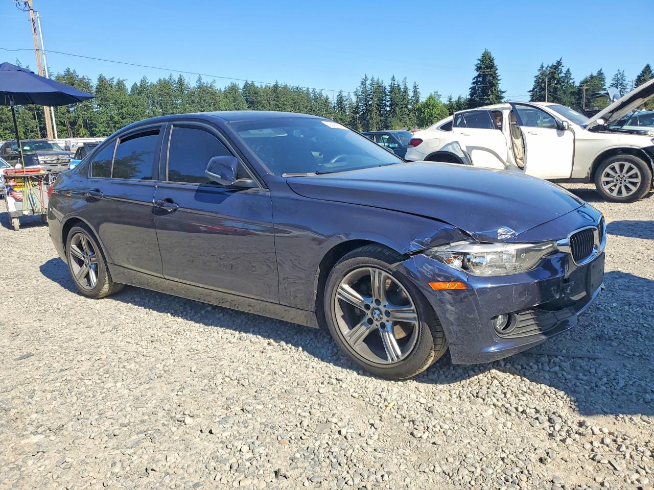 2015 Bmw 328 I Sulev Blue vin: WBA3C1C52FK119258