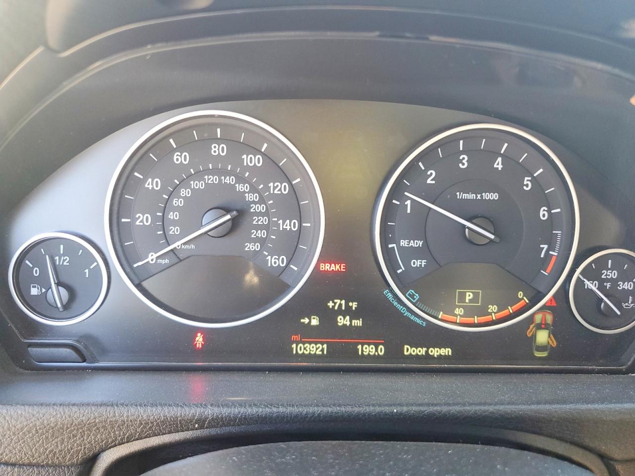 2015 Bmw 328 I Sulev Blue vin: WBA3C1C52FK119258