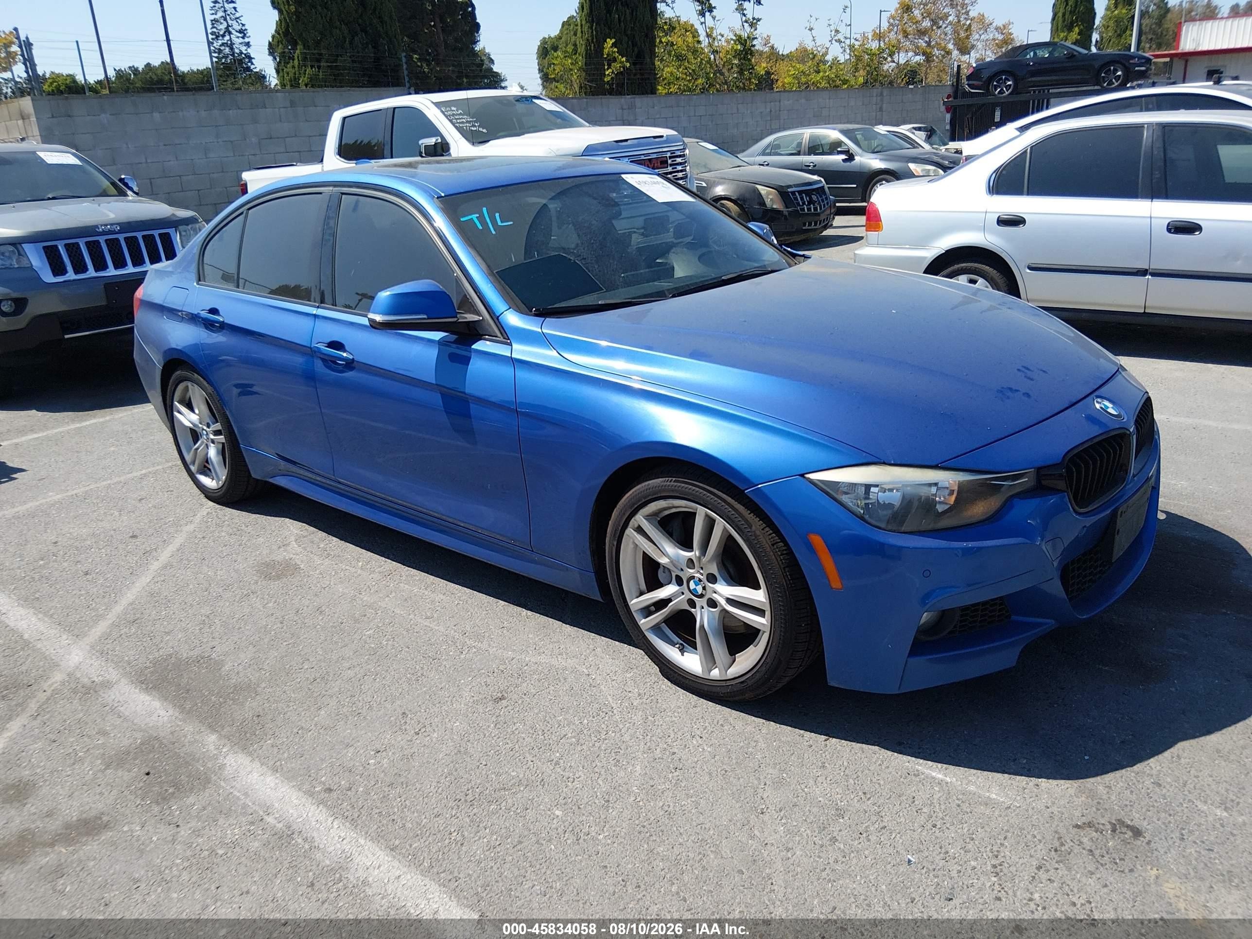 2015 Bmw 328i   Blue vin: WBA3C1C52FP116895