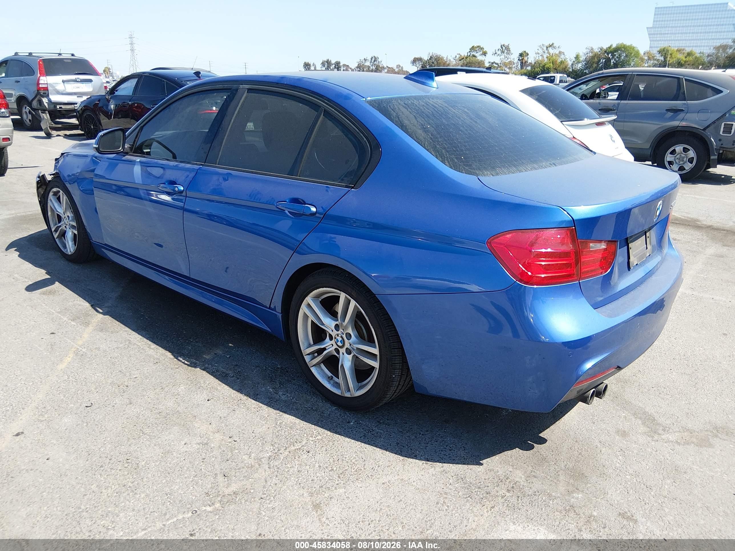 2015 Bmw 328i   Синий vin: WBA3C1C52FP116895