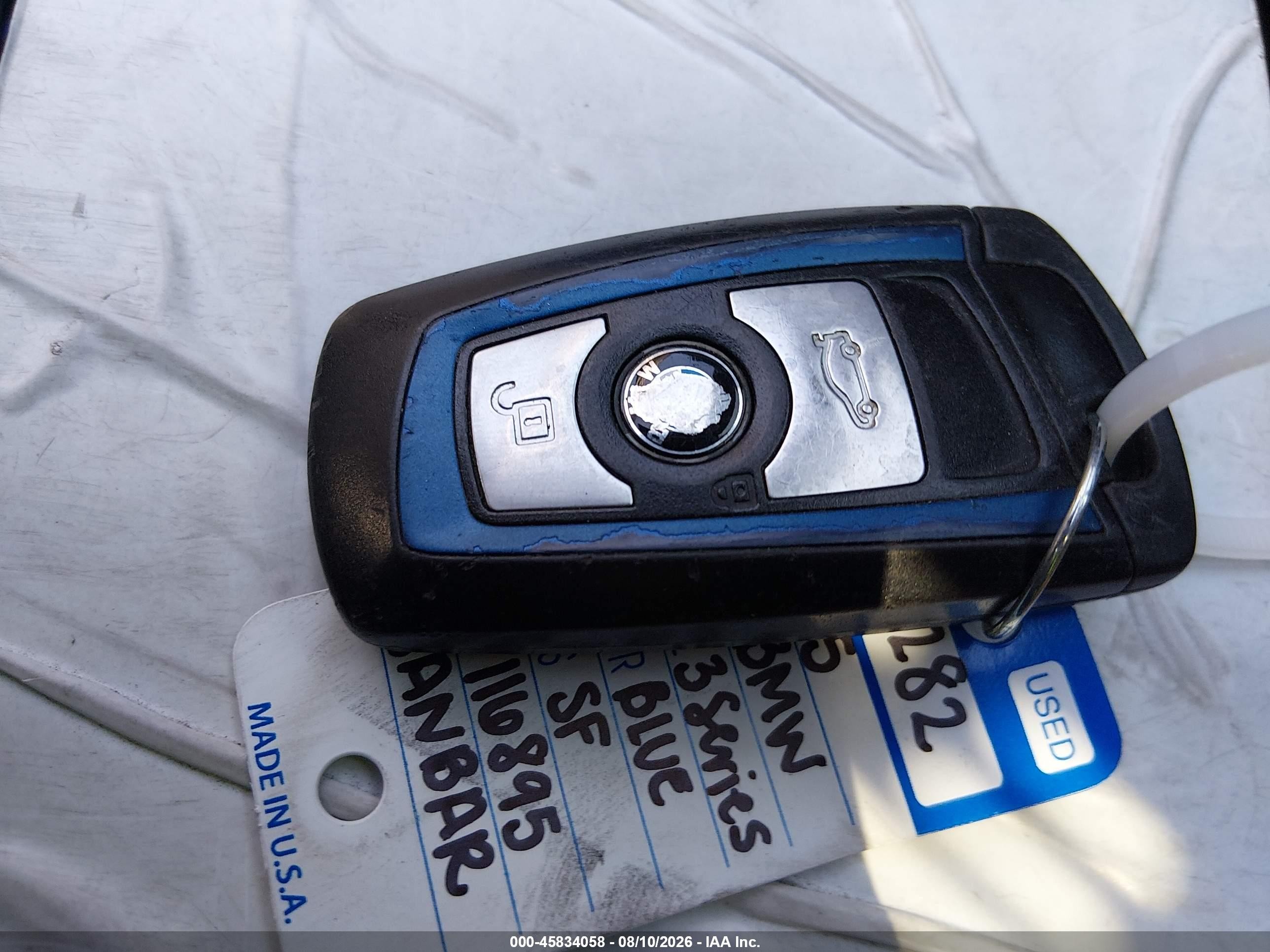 2015 Bmw 328i   Синий vin: WBA3C1C52FP116895