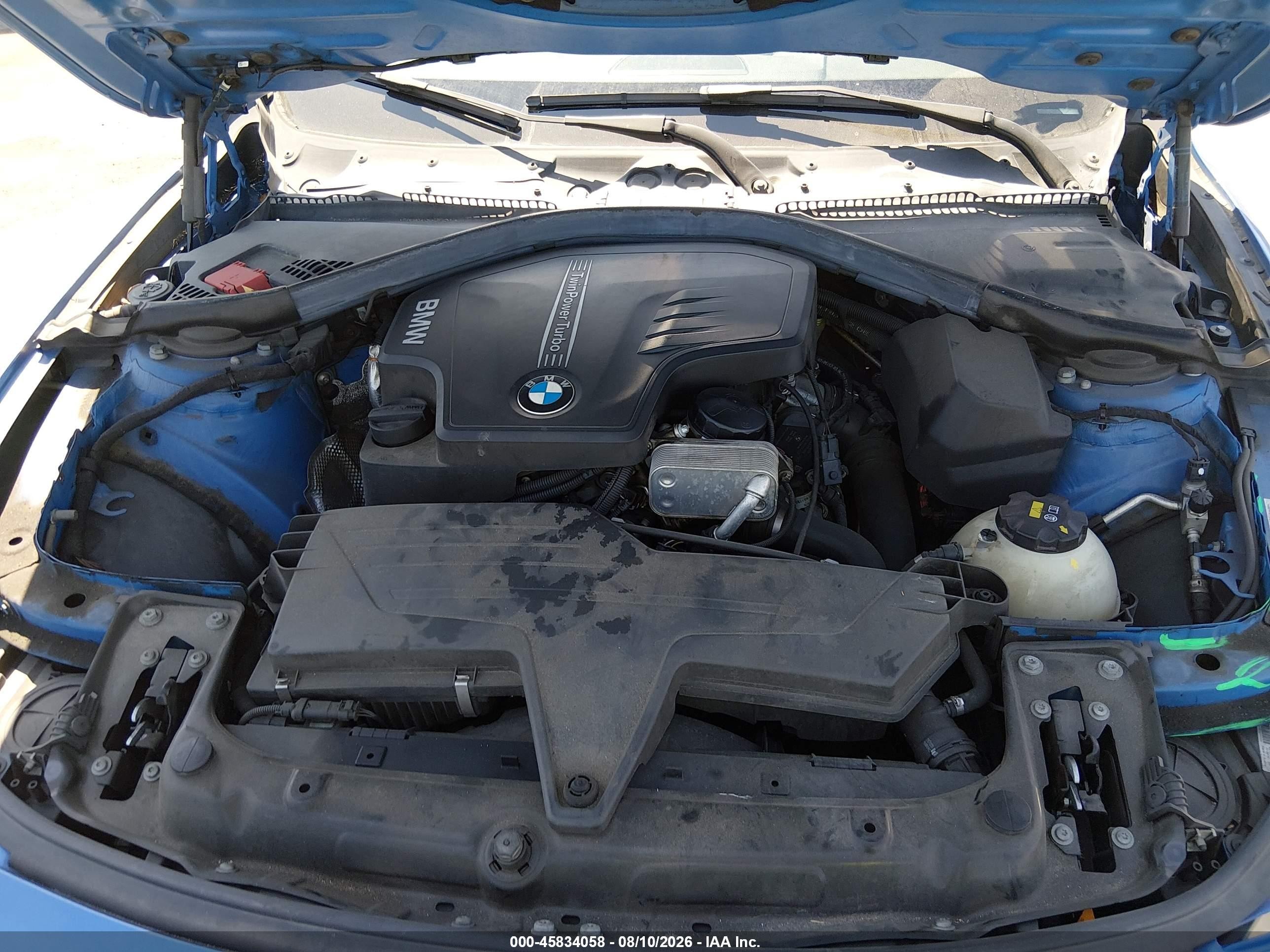 2015 Bmw 328i   Синий vin: WBA3C1C52FP116895