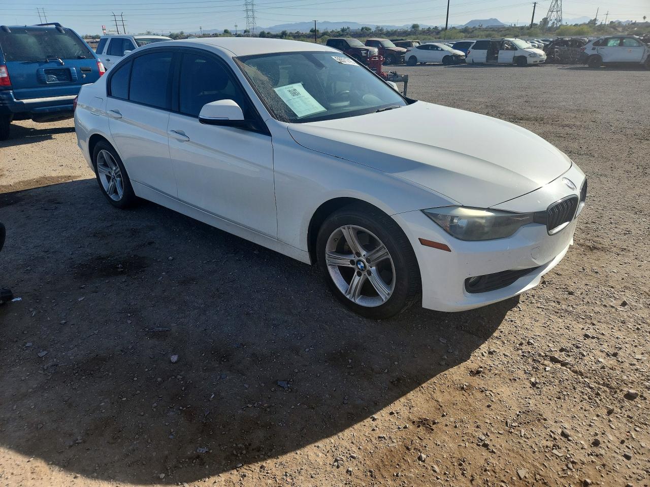 2015 Bmw 328 I Sulev White vin: WBA3C1C52FP851439