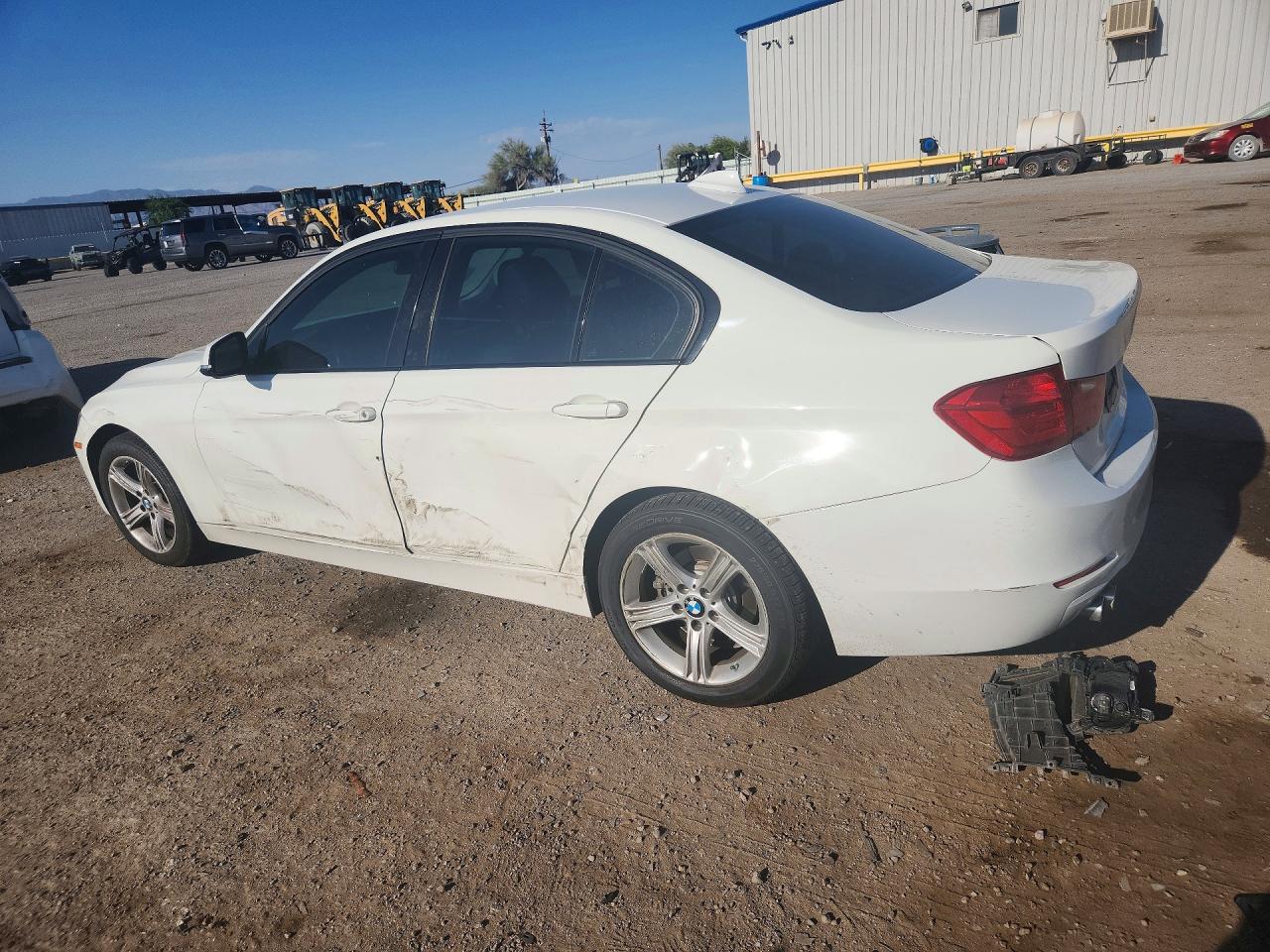 2015 Bmw 328 I Sulev White vin: WBA3C1C52FP851439