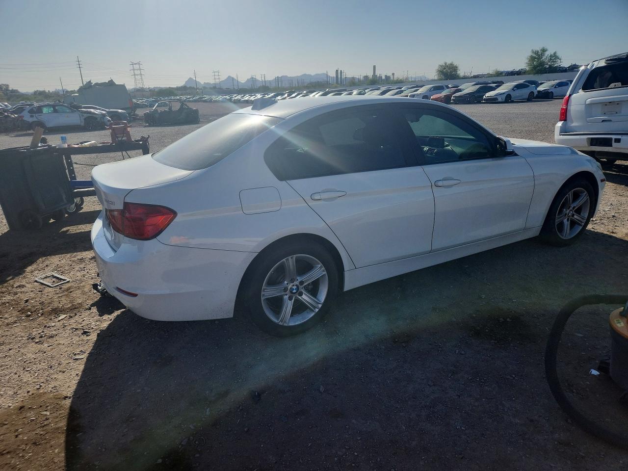 2015 Bmw 328 I Sulev White vin: WBA3C1C52FP851439