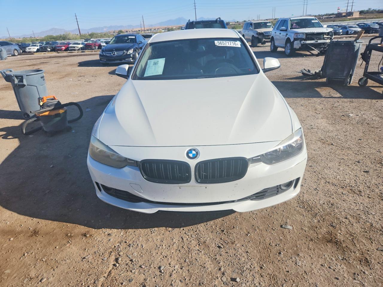2015 Bmw 328 I Sulev White vin: WBA3C1C52FP851439