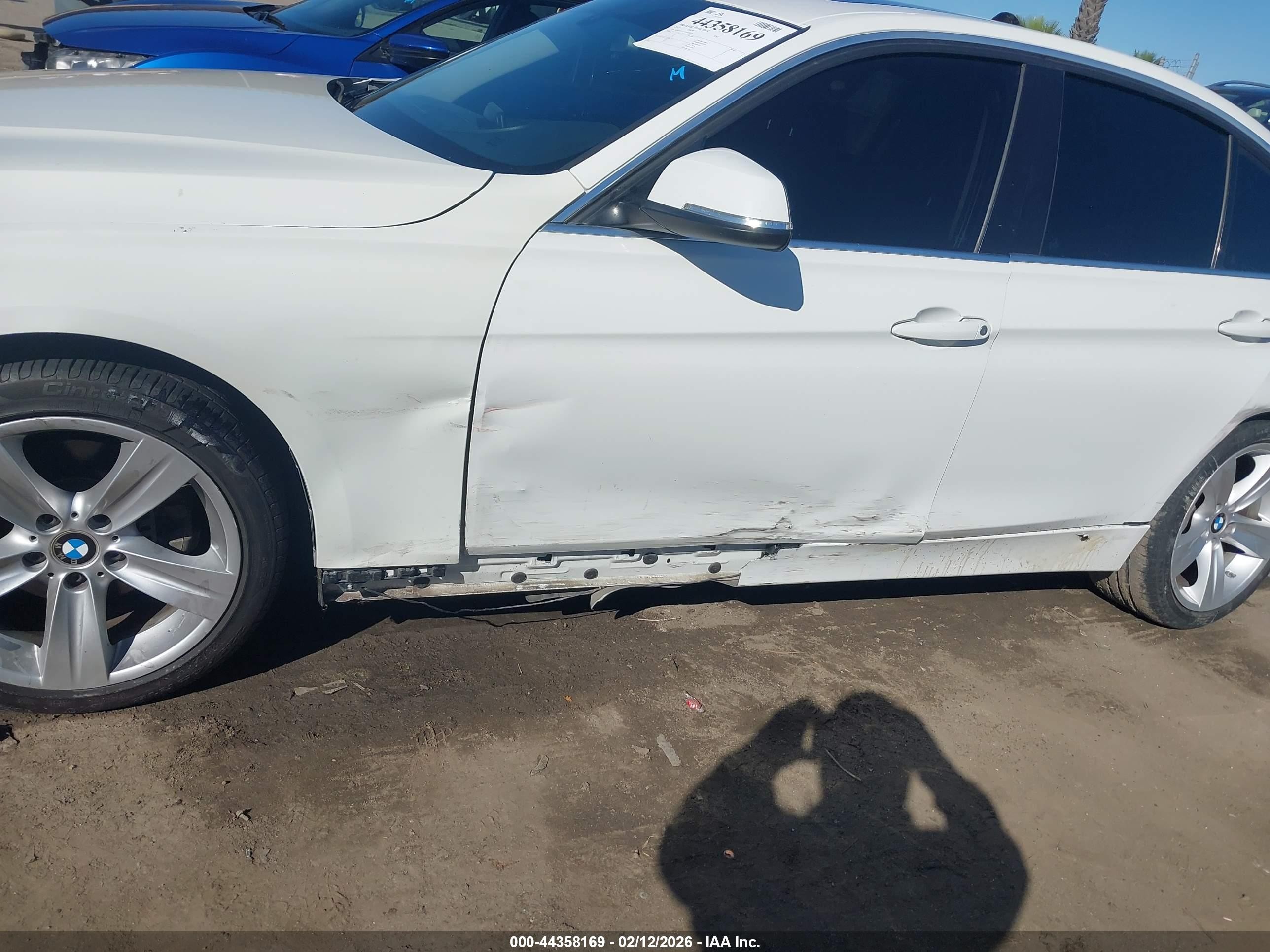 2012 Bmw 328i   White vin: WBA3C1C53CF430878
