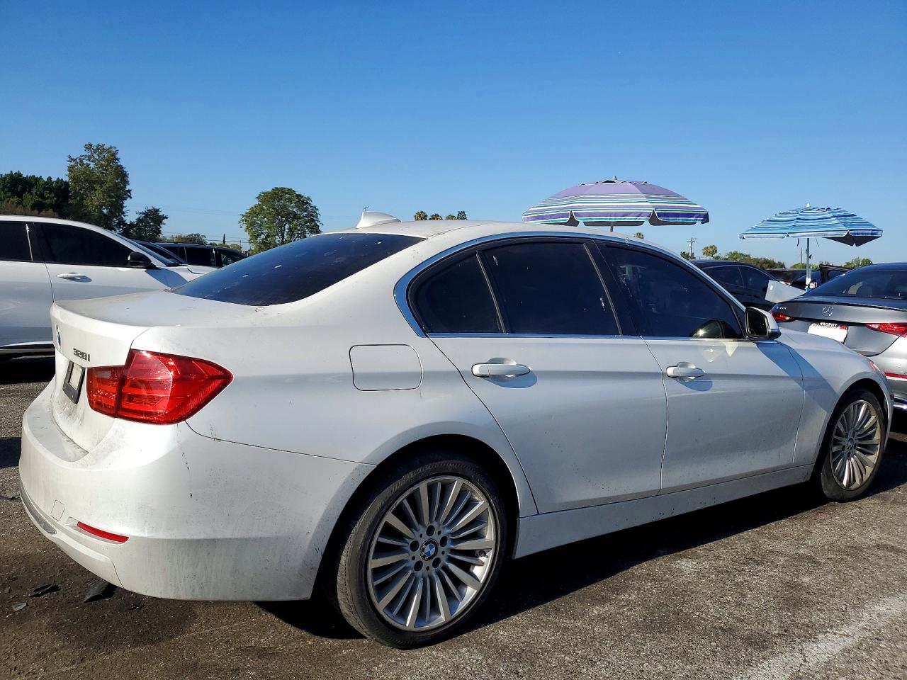 2012 Bmw 328 I Sulev Белый vin: WBA3C1C53CF431870