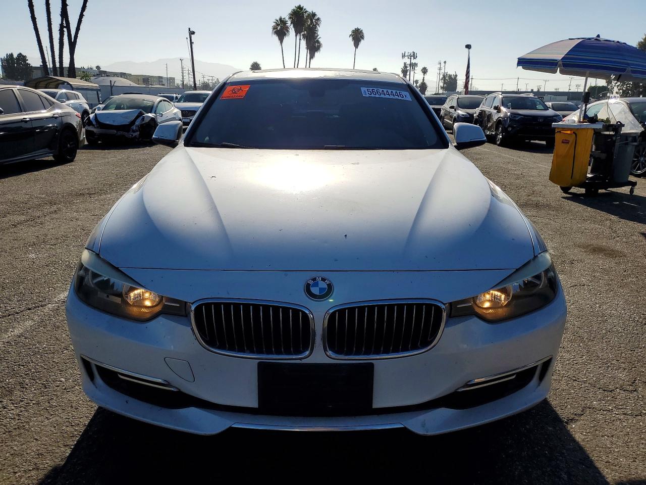 2012 Bmw 328 I Sulev Белый vin: WBA3C1C53CF431870
