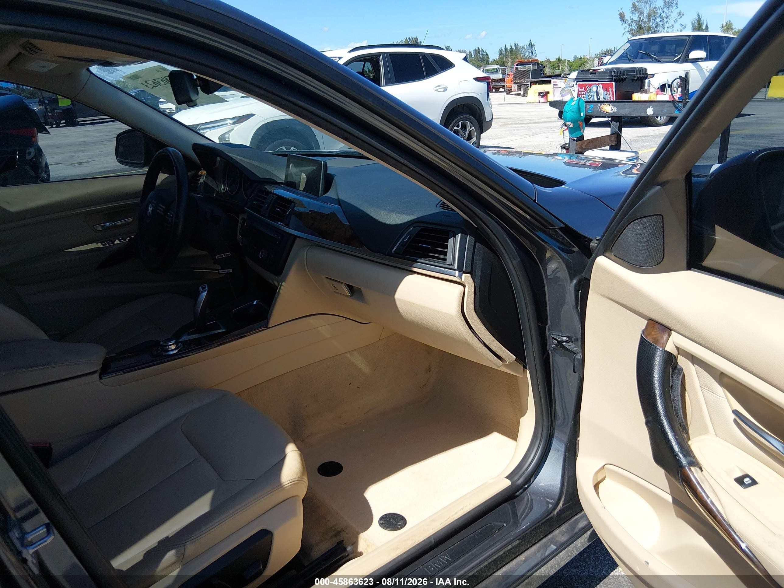 2013 Bmw 328i   Gray vin: WBA3C1C53DF442725