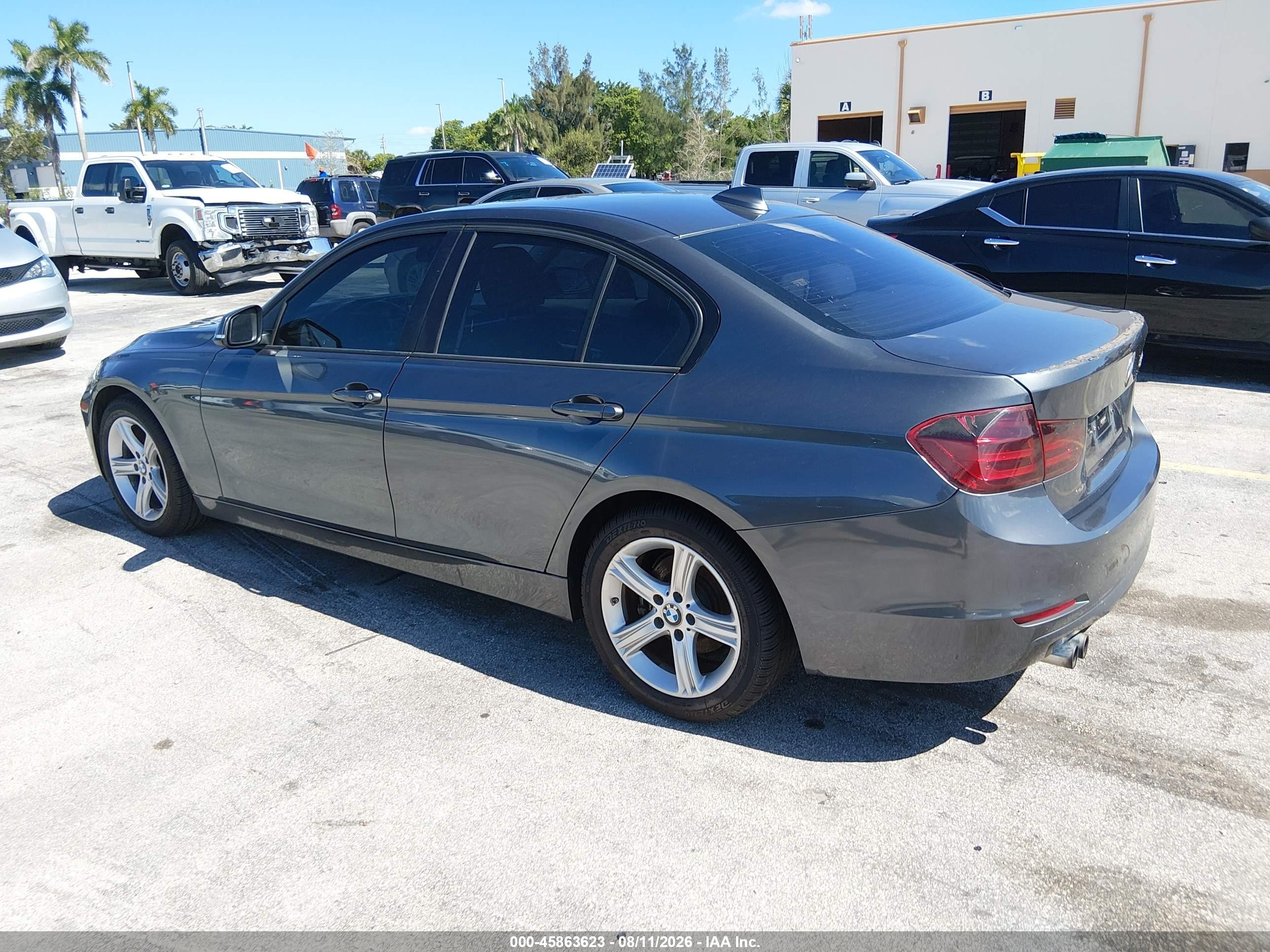 2013 Bmw 328i   Gray vin: WBA3C1C53DF442725