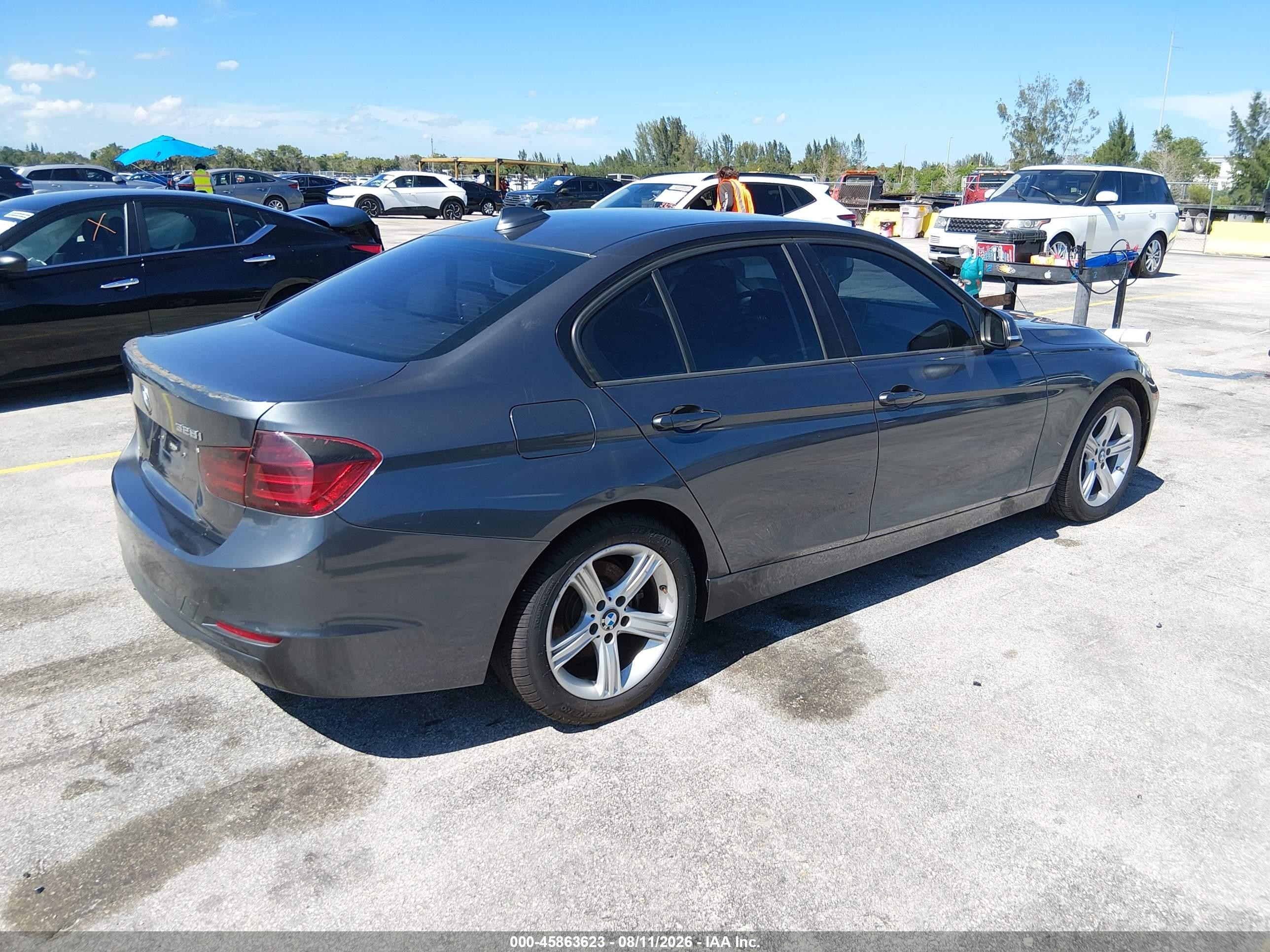 2013 Bmw 328i   Gray vin: WBA3C1C53DF442725