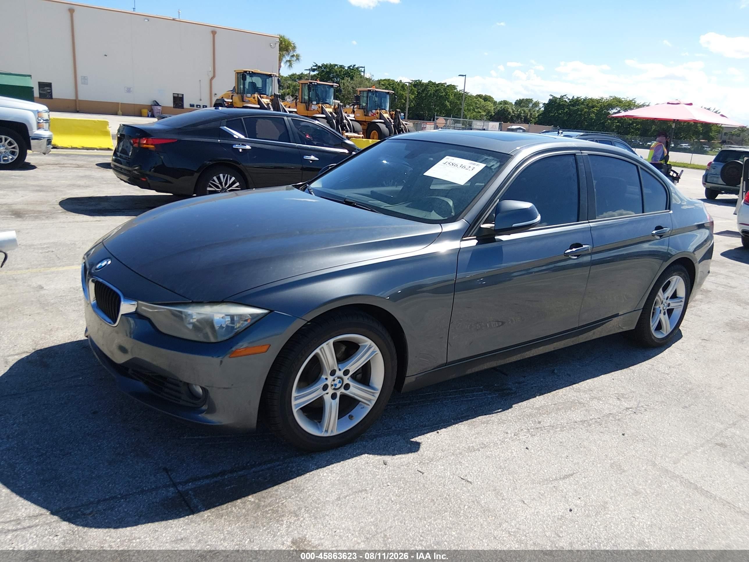 2013 Bmw 328i   Gray vin: WBA3C1C53DF442725