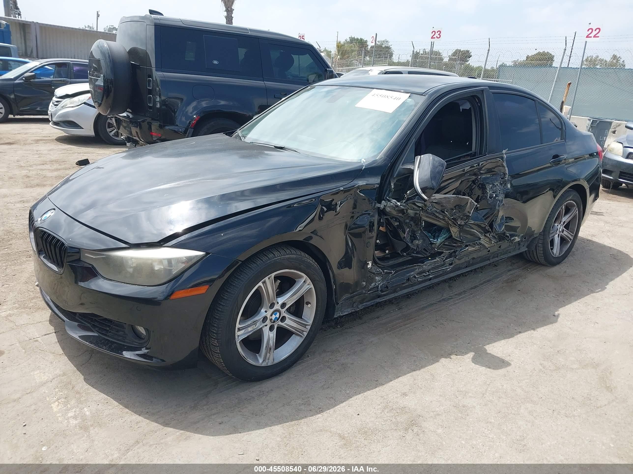 2013 Bmw 328i   Black vin: WBA3C1C53DF444619