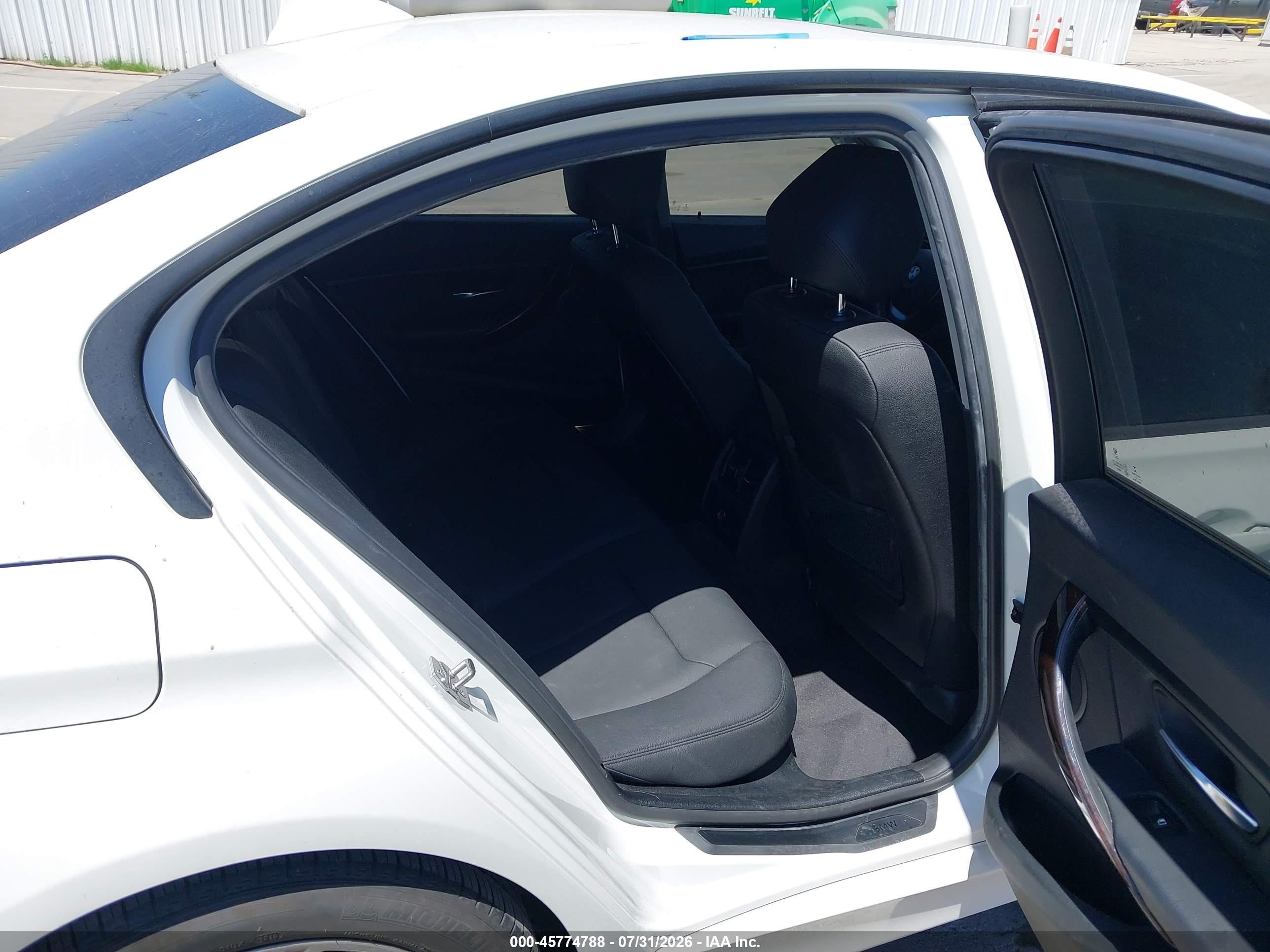 2015 Bmw 328i White vin: WBA3C1C53FK123190