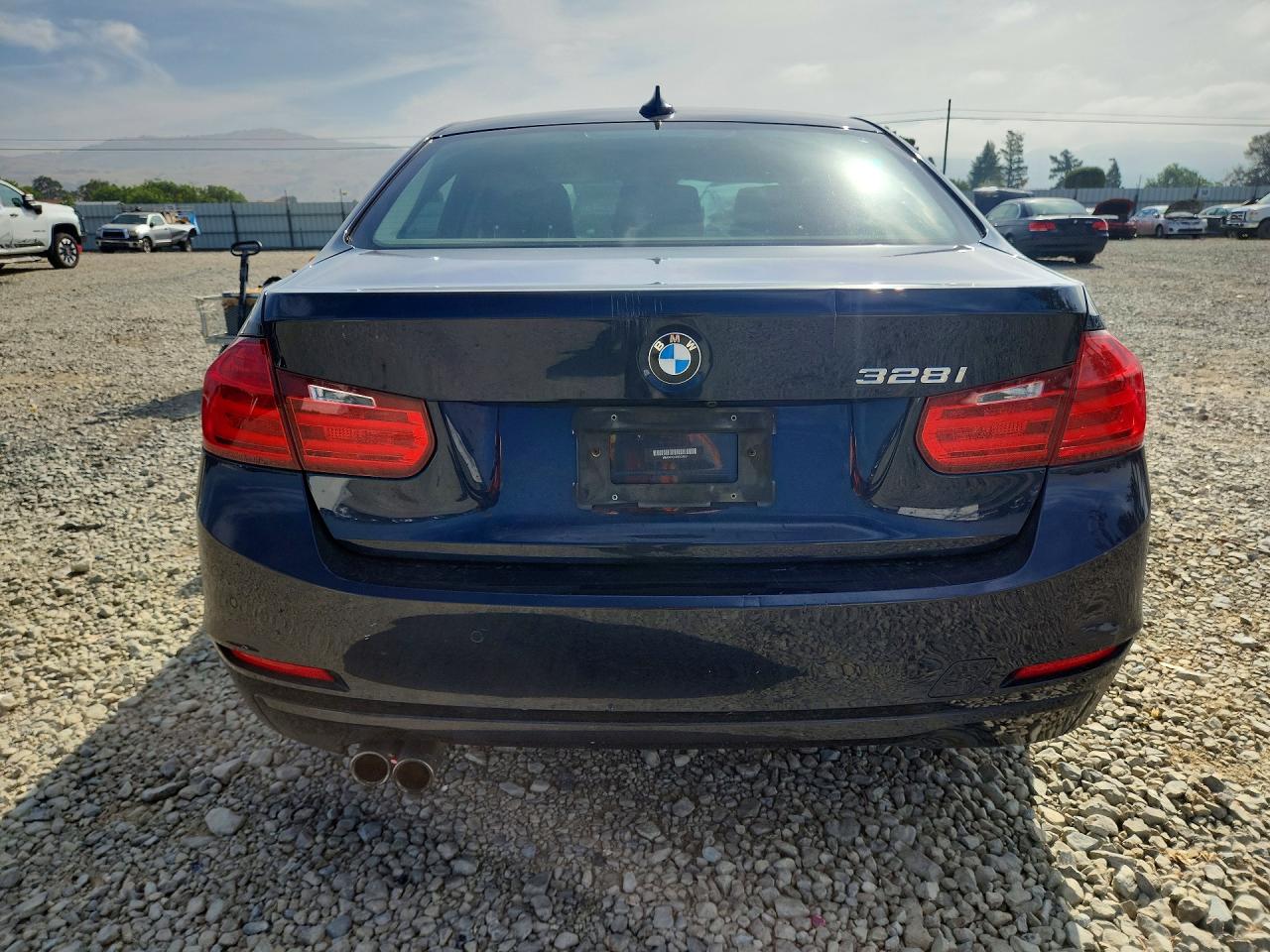 2015 Bmw 328 I Sulev Синий vin: WBA3C1C53FK124551