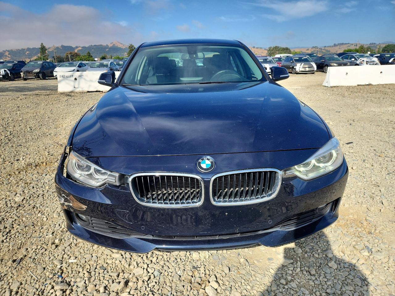 2015 Bmw 328 I Sulev Синий vin: WBA3C1C53FK124551