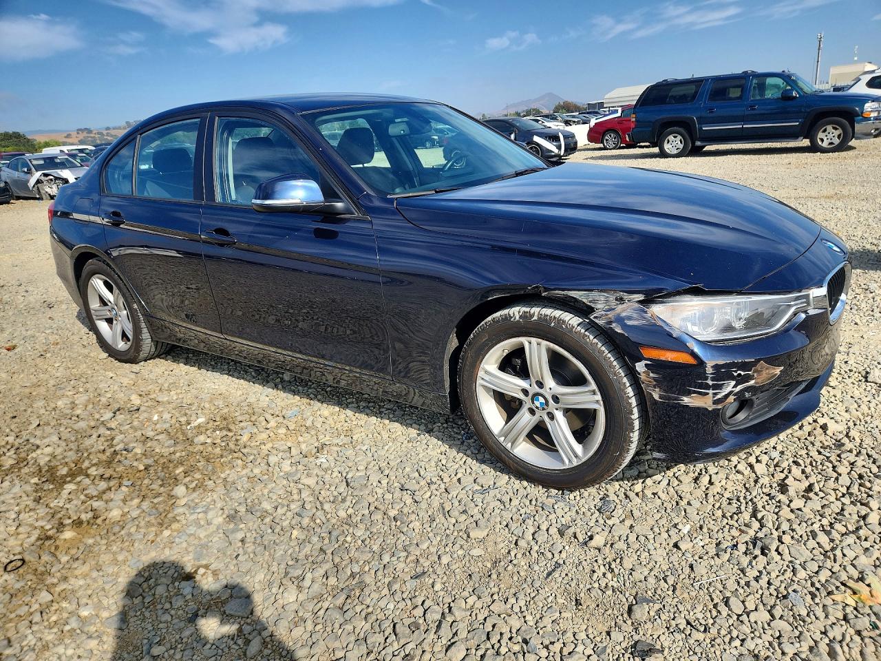 2015 Bmw 328 I Sulev Синий vin: WBA3C1C53FK124551