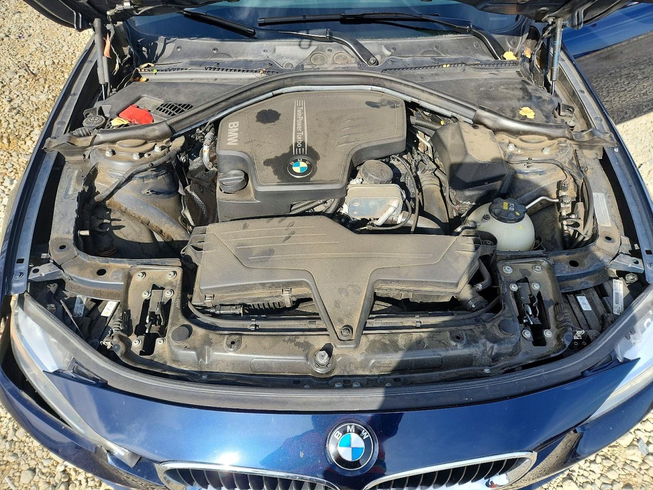 2015 Bmw 328 I Sulev Синий vin: WBA3C1C53FK124551