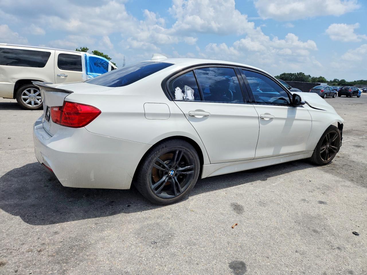 2015 Bmw 328 I Sulev White vin: WBA3C1C53FP853202