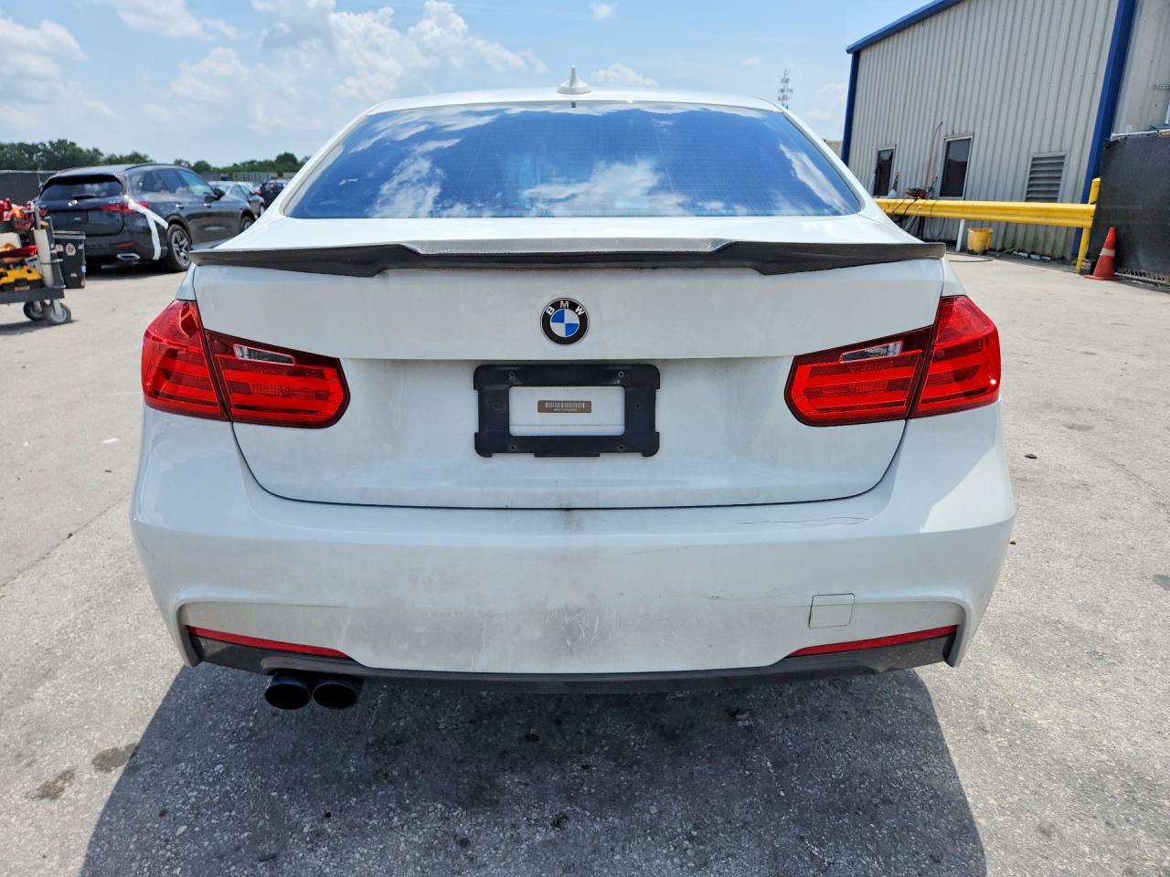 2015 Bmw 328 I Sulev White vin: WBA3C1C53FP853202