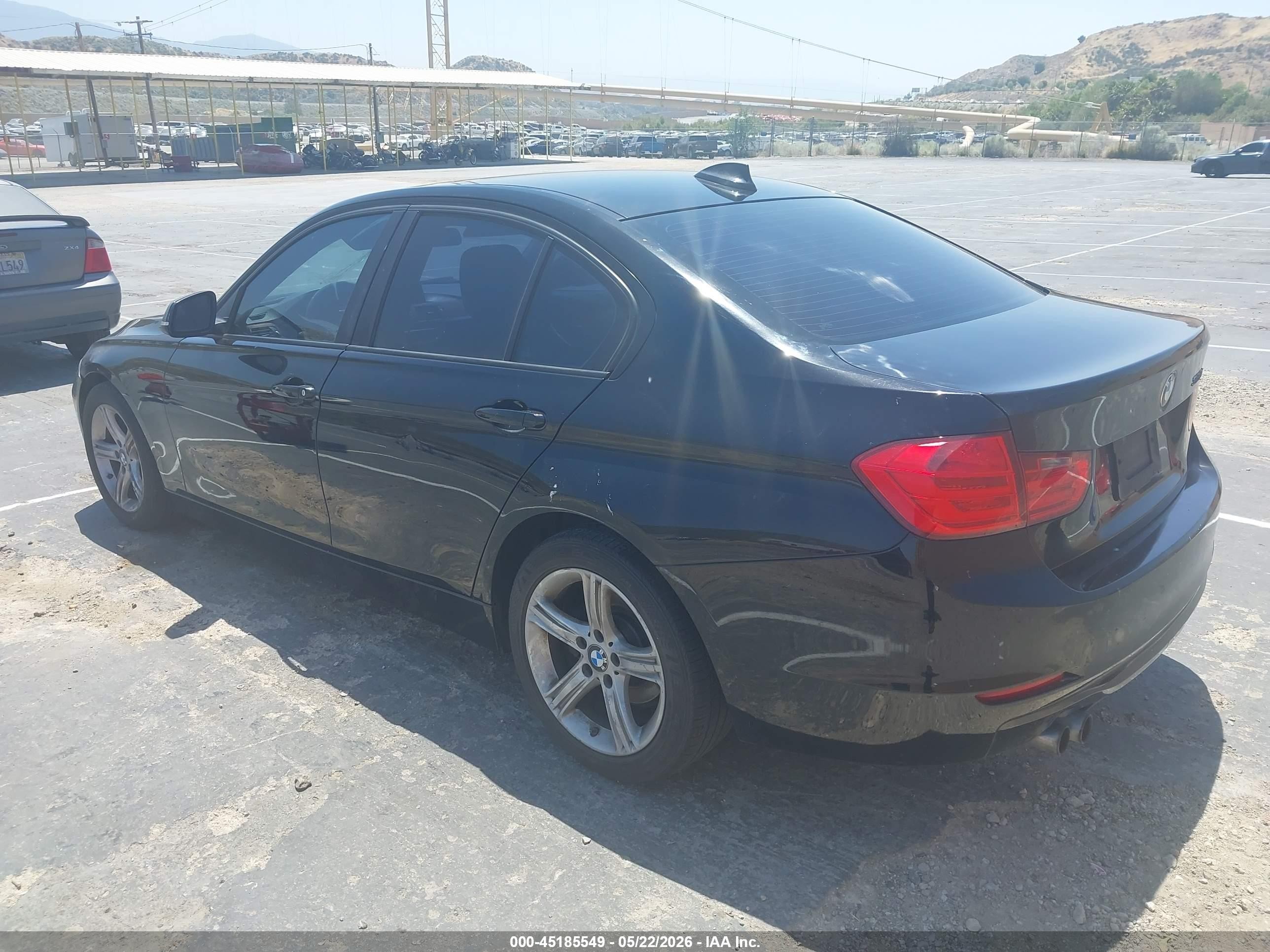 2013 Bmw 328i   Black vin: WBA3C1C54DF438814