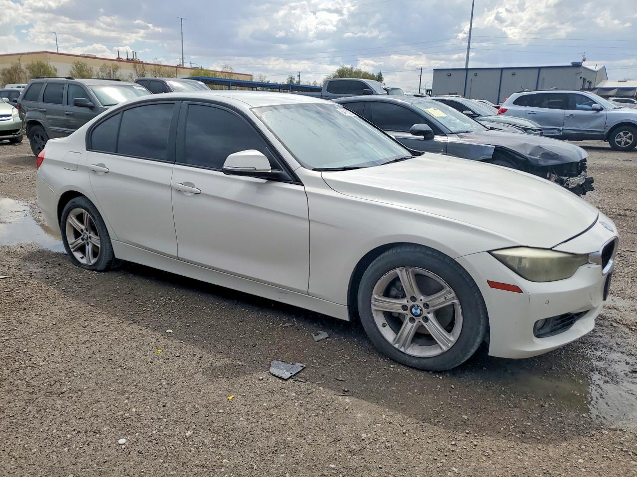 2014 Bmw 328 I Sulev White vin: WBA3C1C54EK107126