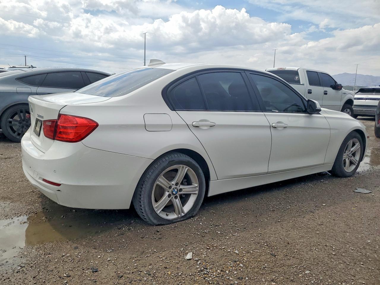 2014 Bmw 328 I Sulev White vin: WBA3C1C54EK107126