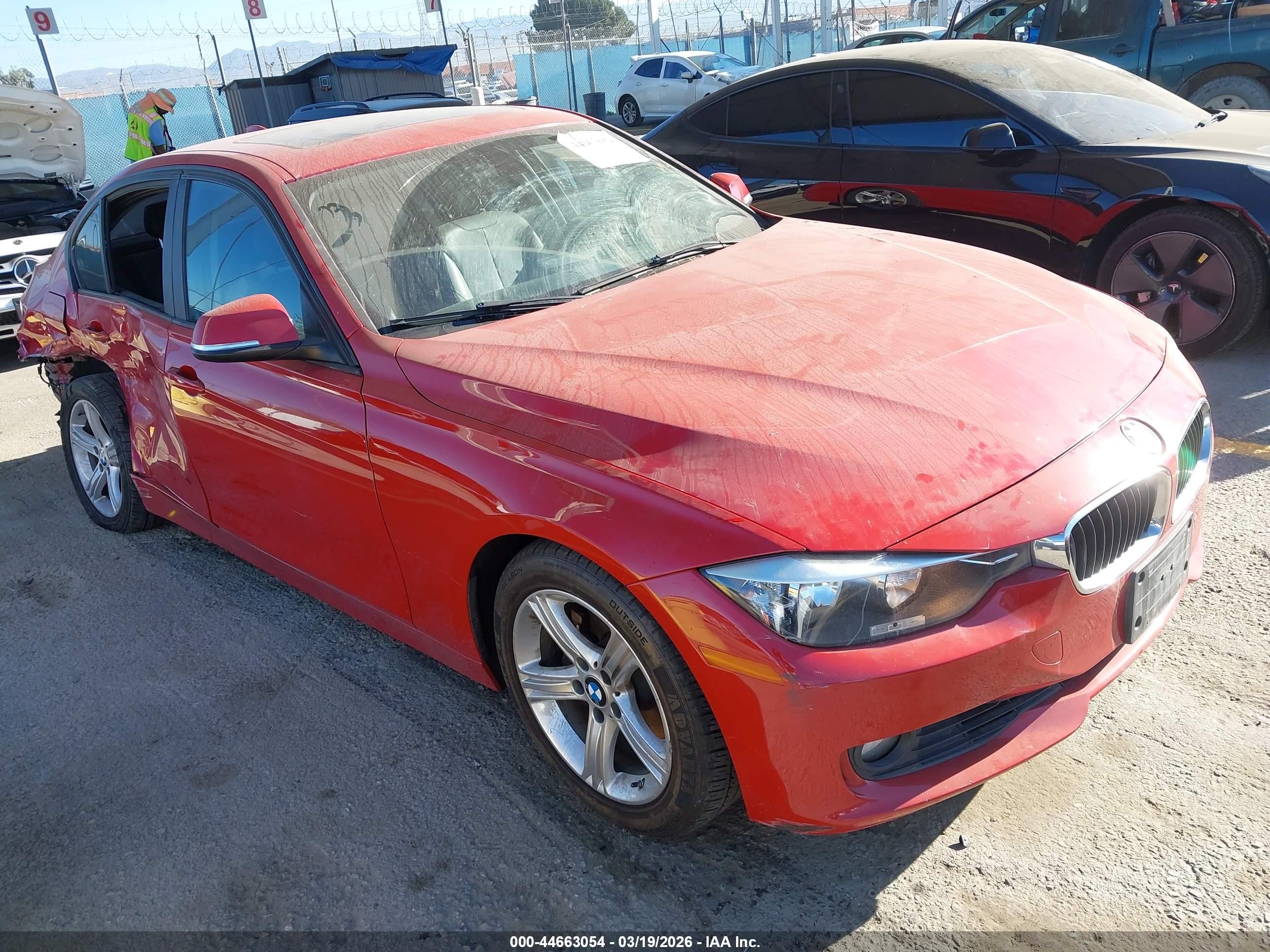 2014 Bmw 328i Red vin: WBA3C1C54EK109569