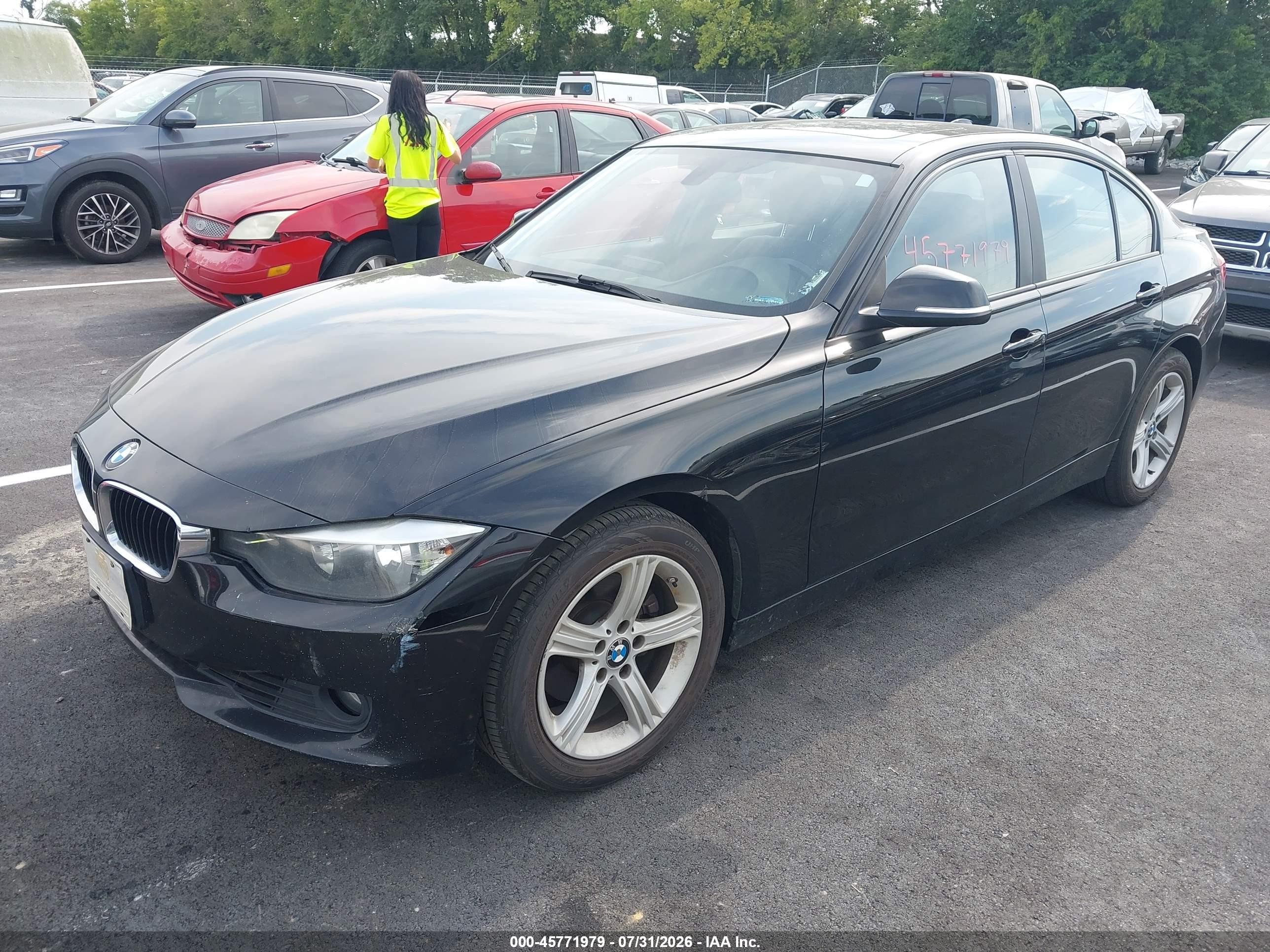 2014 Bmw 328i   Black vin: WBA3C1C54EK109992