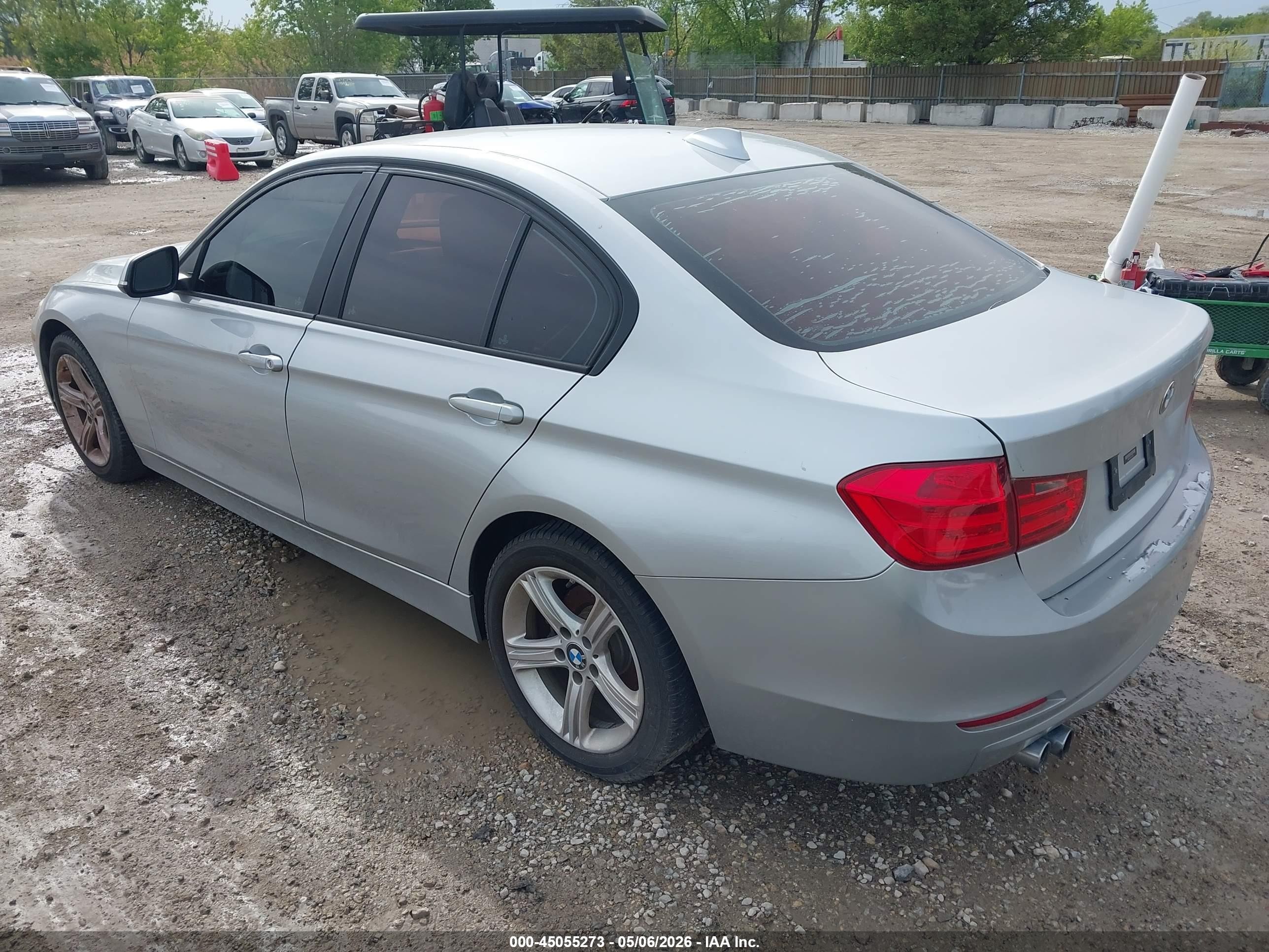 2014 Bmw 328i   Silver vin: WBA3C1C54EK110530