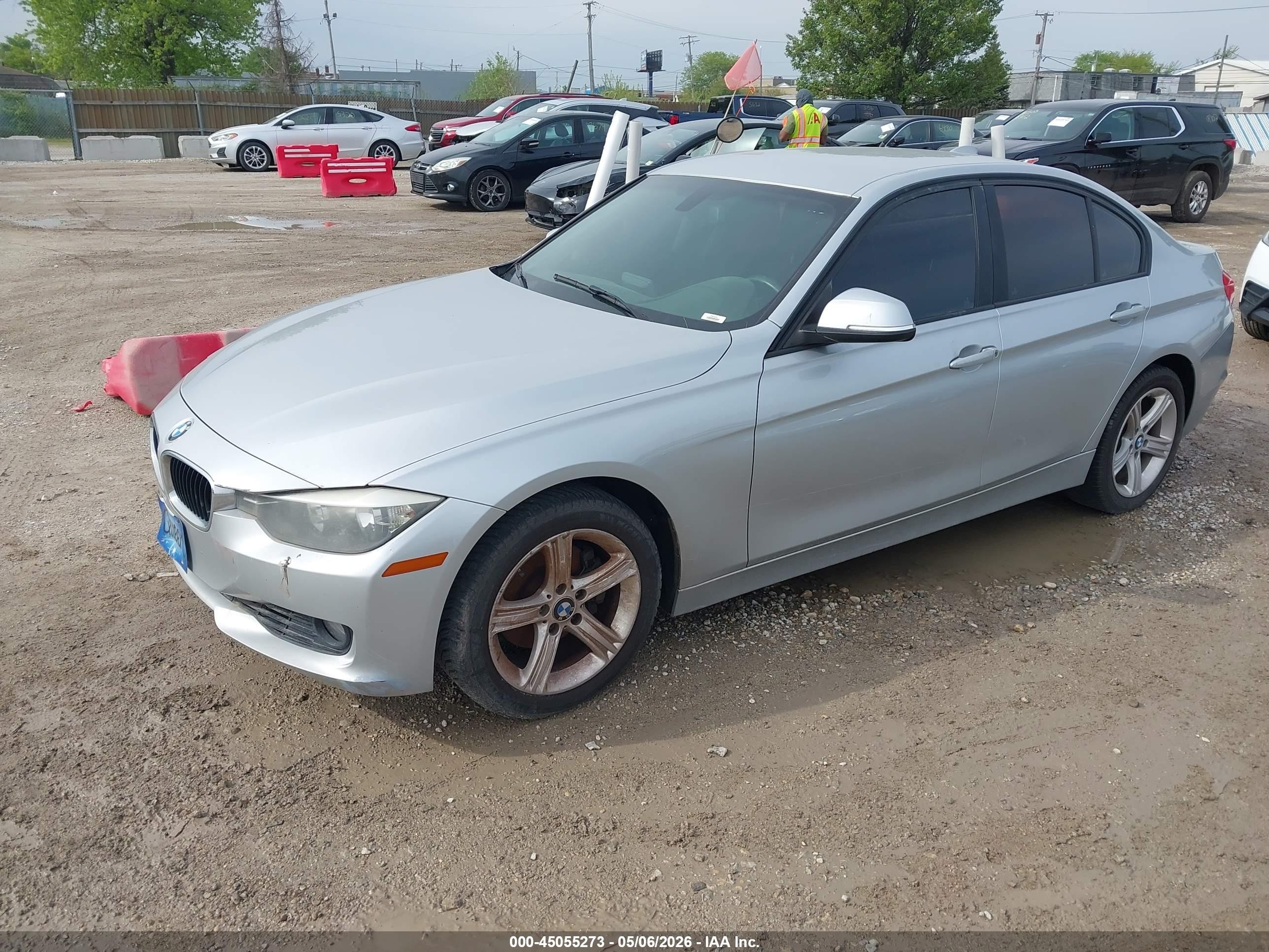 2014 Bmw 328i   Silver vin: WBA3C1C54EK110530