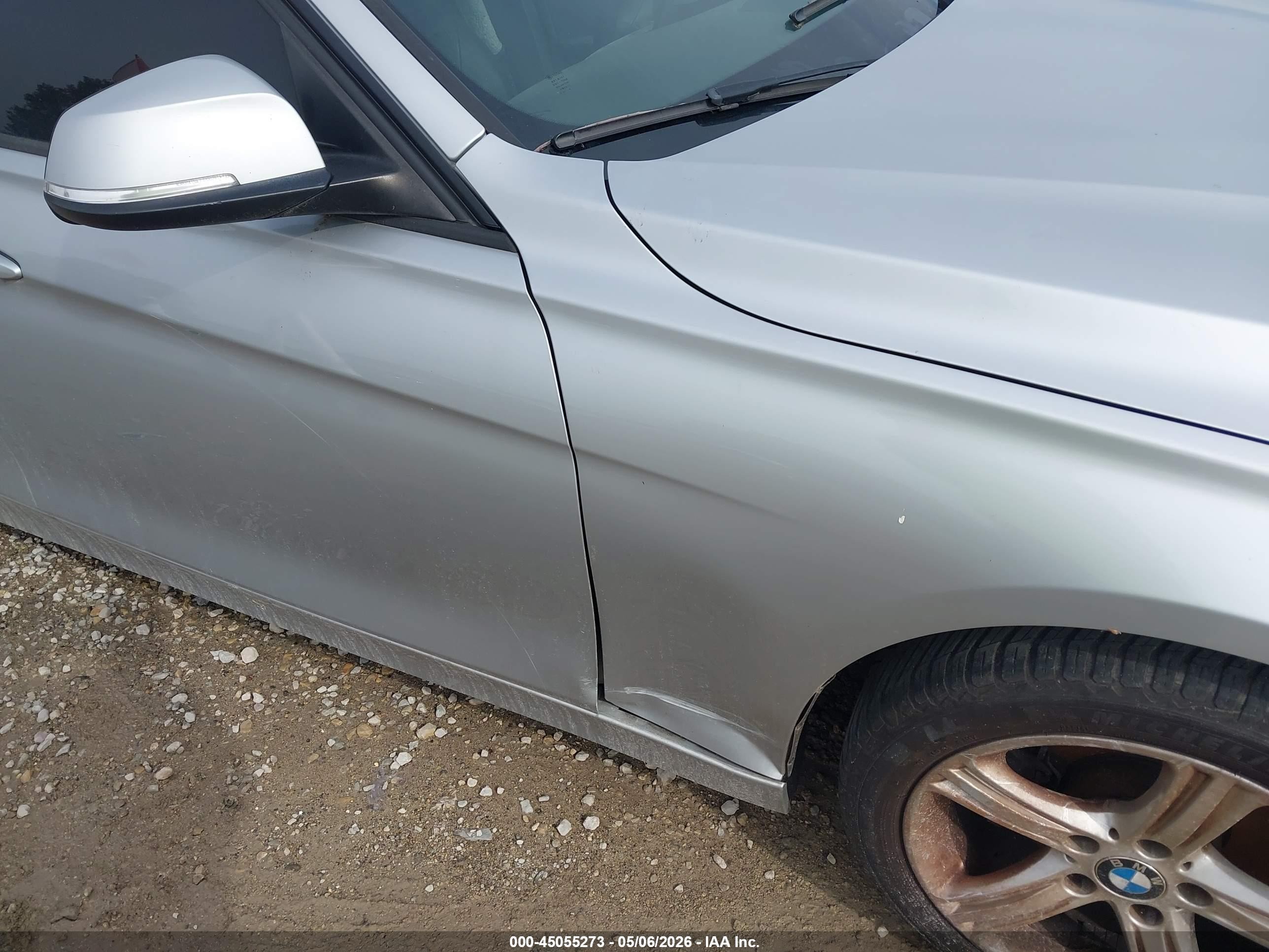 2014 Bmw 328i   Silver vin: WBA3C1C54EK110530